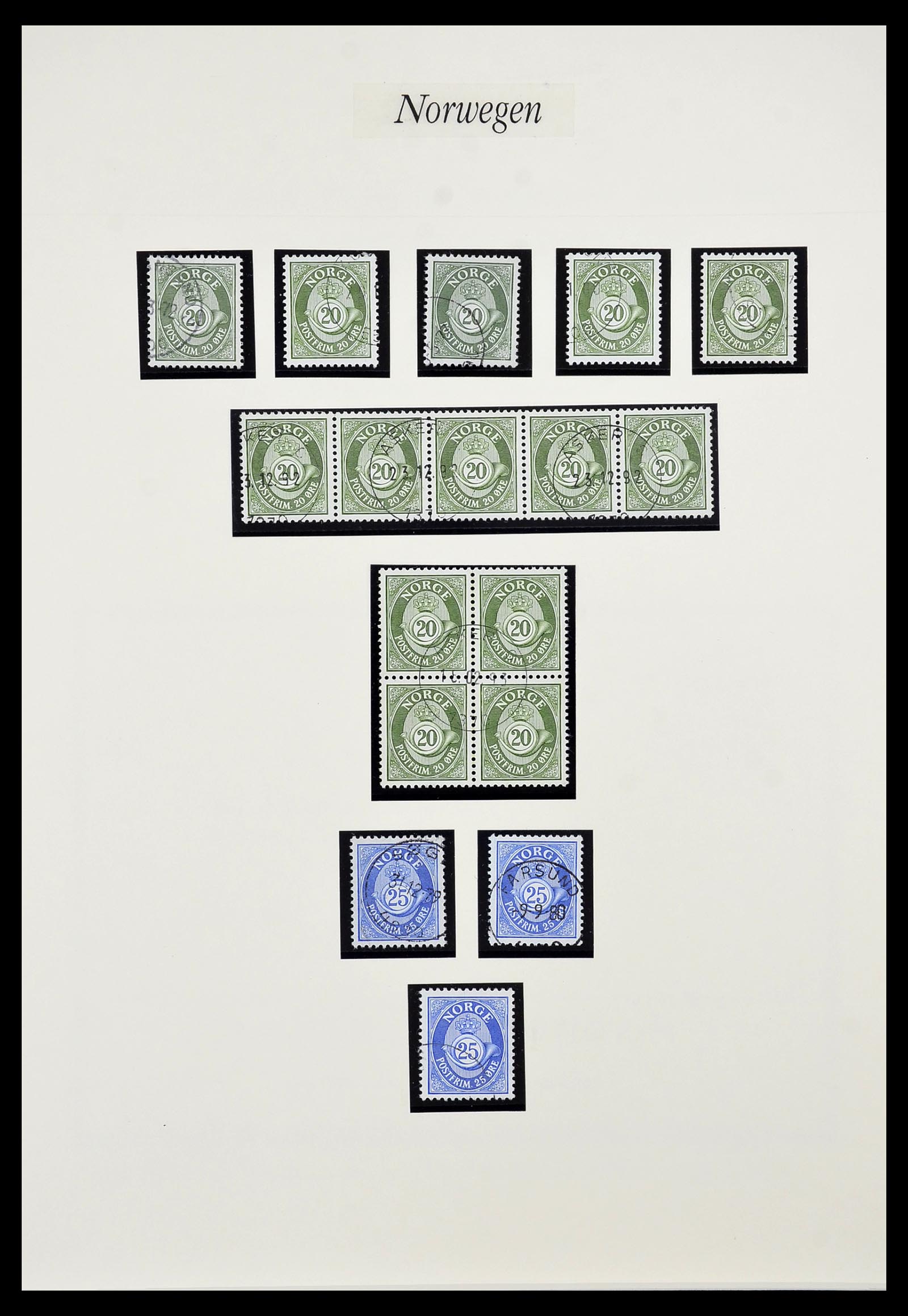 34188 007 - Postzegelverzameling 34188 Noorwegen 1962-2010.