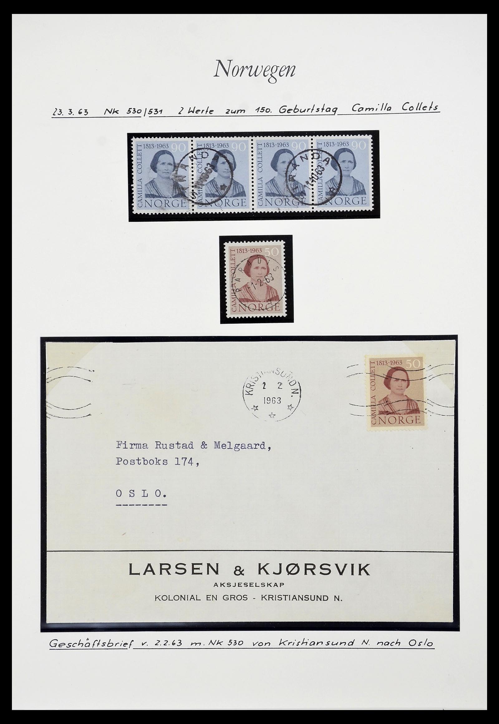 34188 008 - Postzegelverzameling 34188 Noorwegen 1962-2010.