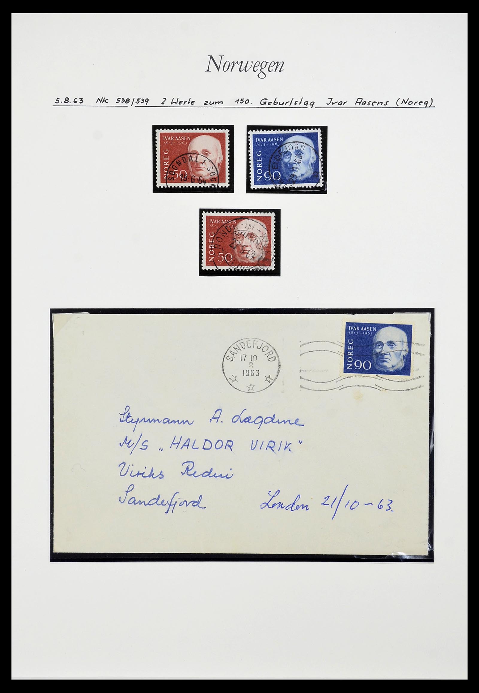 34188 011 - Postzegelverzameling 34188 Noorwegen 1962-2010.
