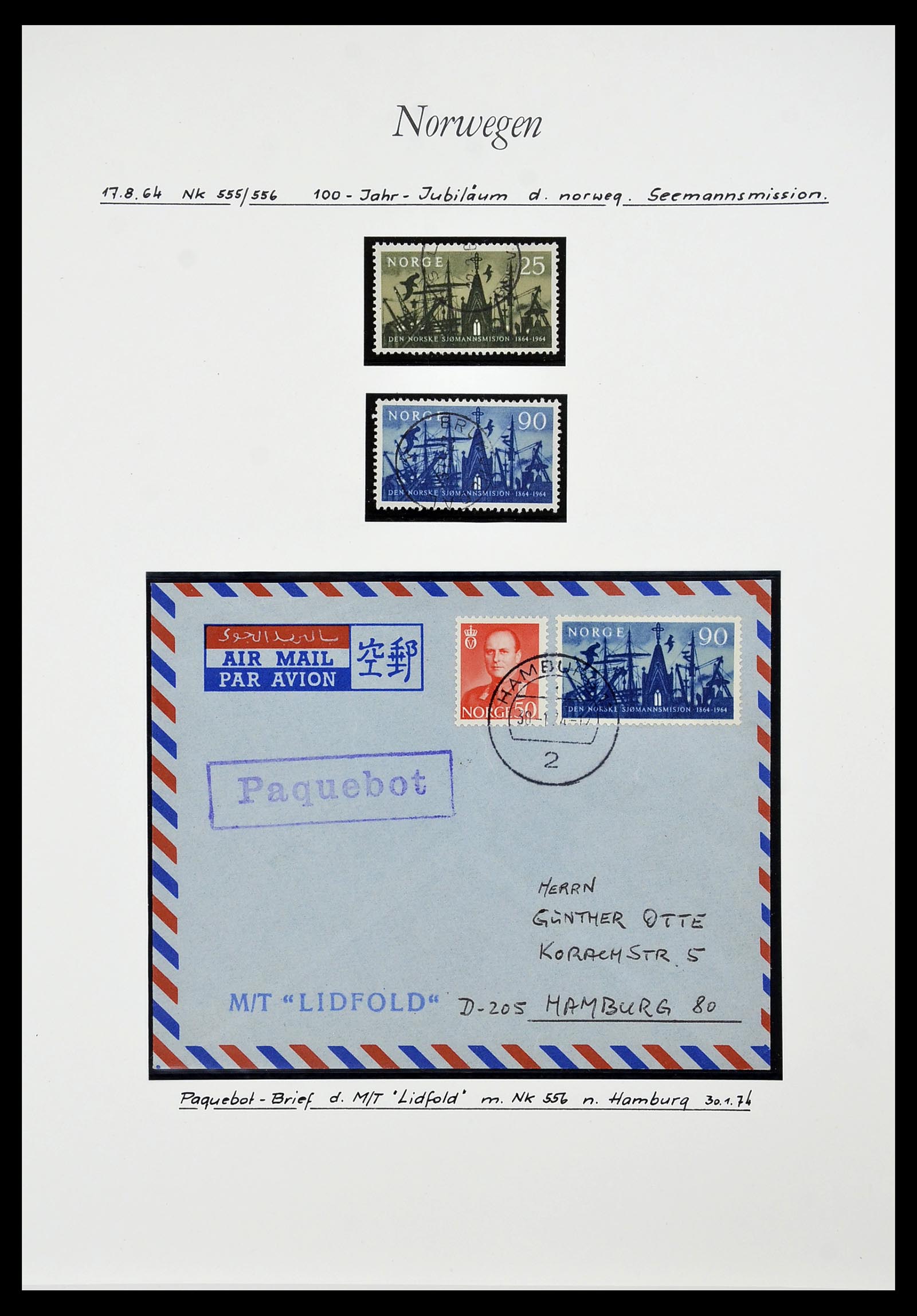 34188 018 - Postzegelverzameling 34188 Noorwegen 1962-2010.