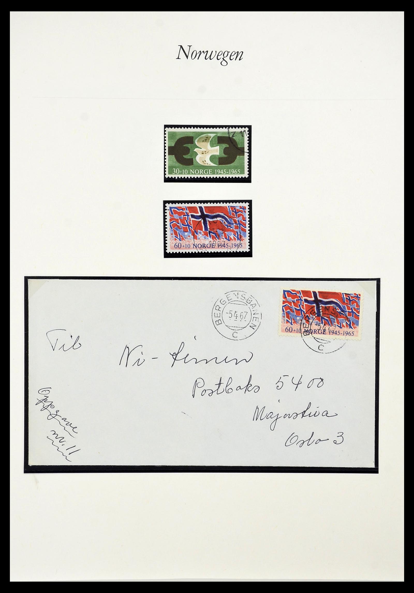 34188 022 - Postzegelverzameling 34188 Noorwegen 1962-2010.