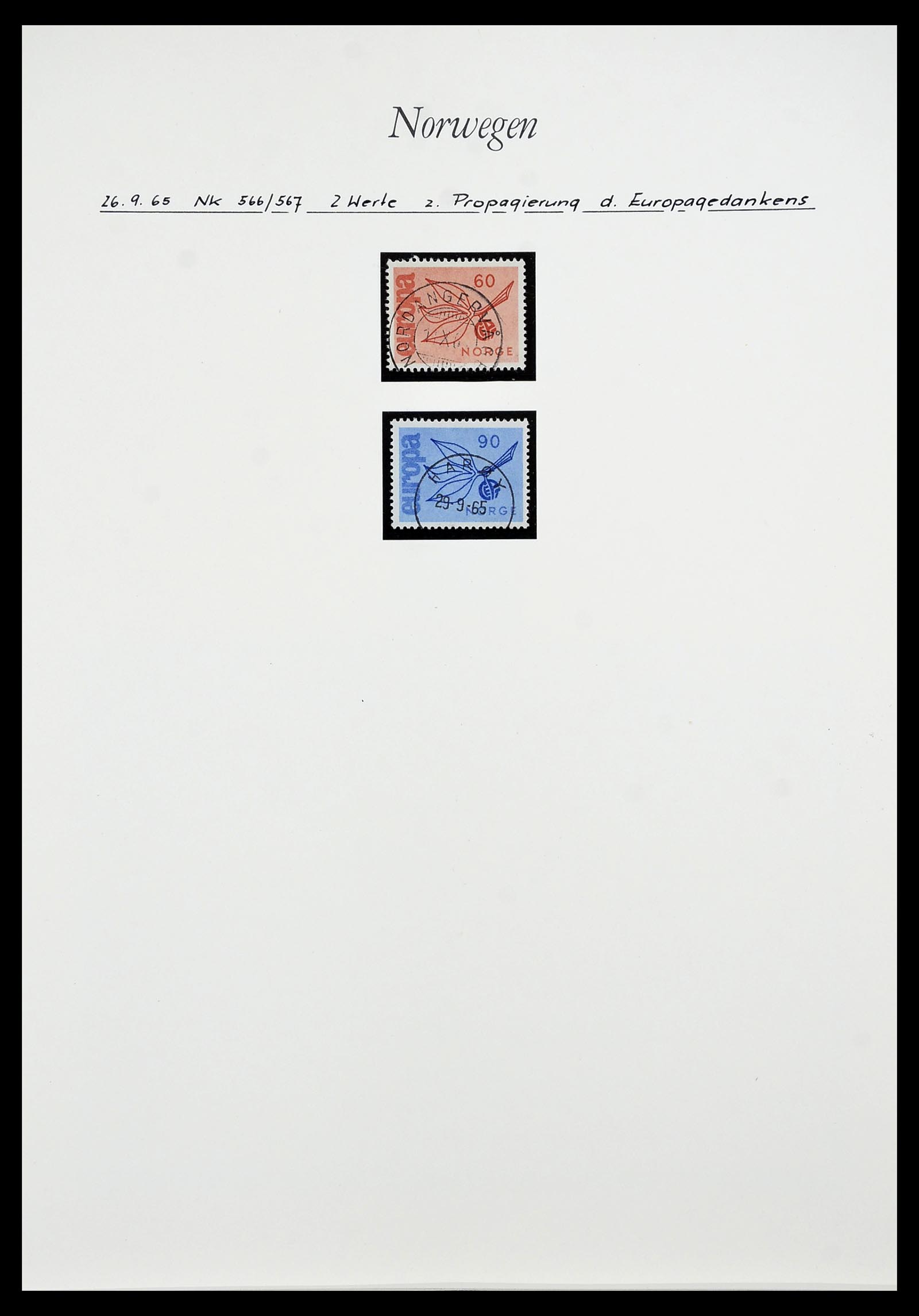 34188 024 - Postzegelverzameling 34188 Noorwegen 1962-2010.