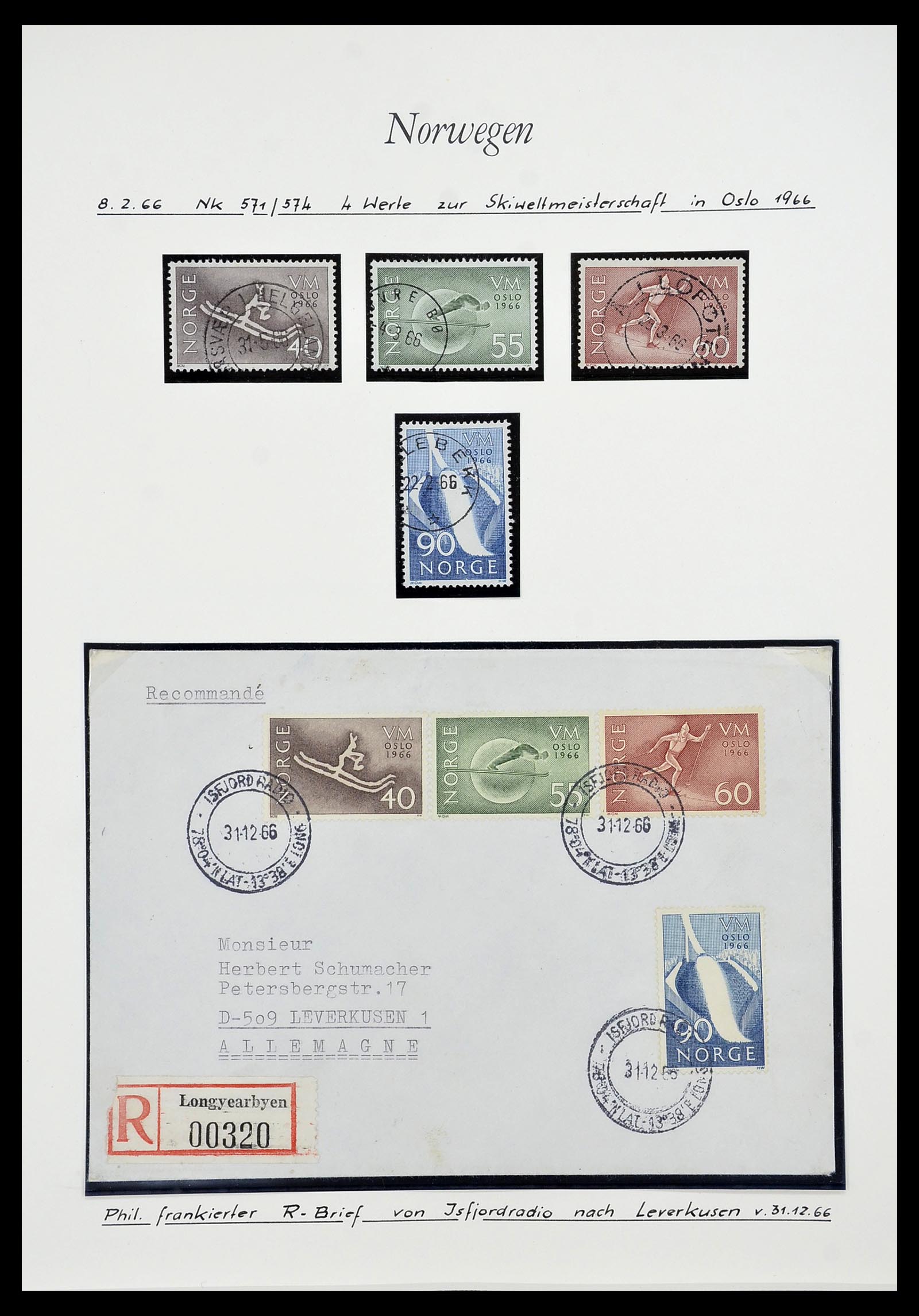 34188 027 - Postzegelverzameling 34188 Noorwegen 1962-2010.