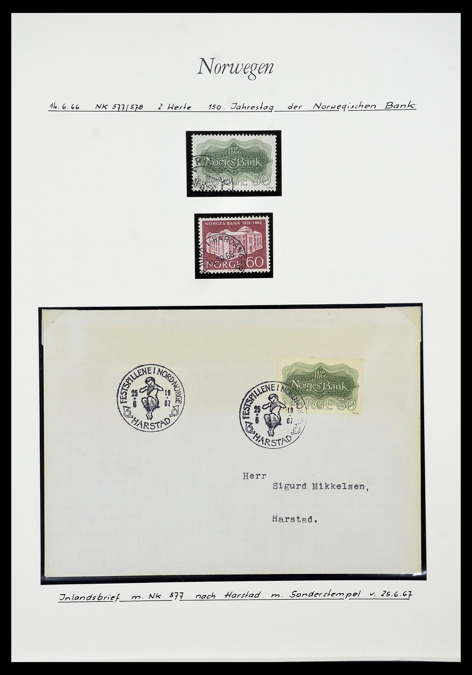 34188 029 - Postzegelverzameling 34188 Noorwegen 1962-2010.