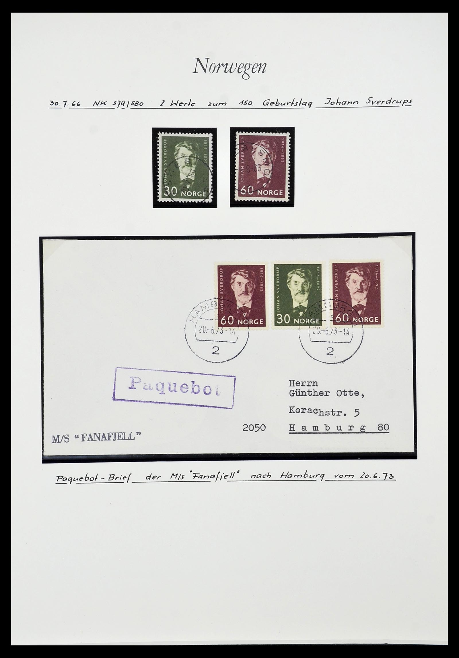 34188 030 - Postzegelverzameling 34188 Noorwegen 1962-2010.