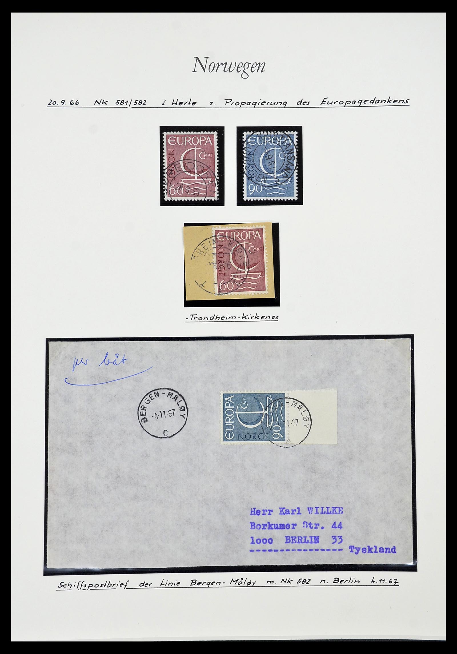 34188 031 - Postzegelverzameling 34188 Noorwegen 1962-2010.