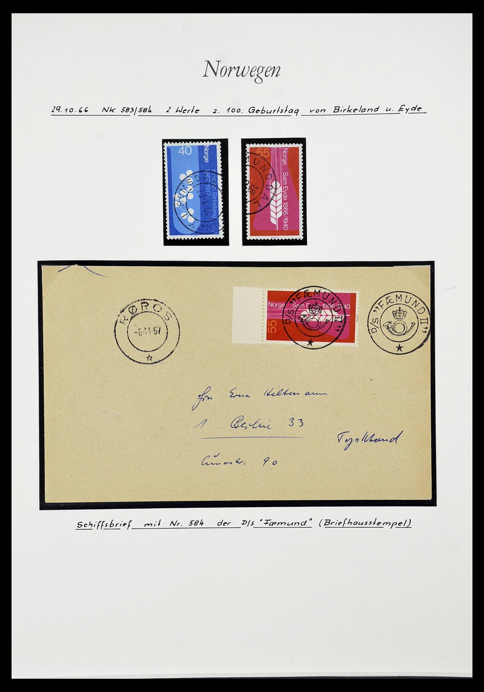 34188 032 - Postzegelverzameling 34188 Noorwegen 1962-2010.