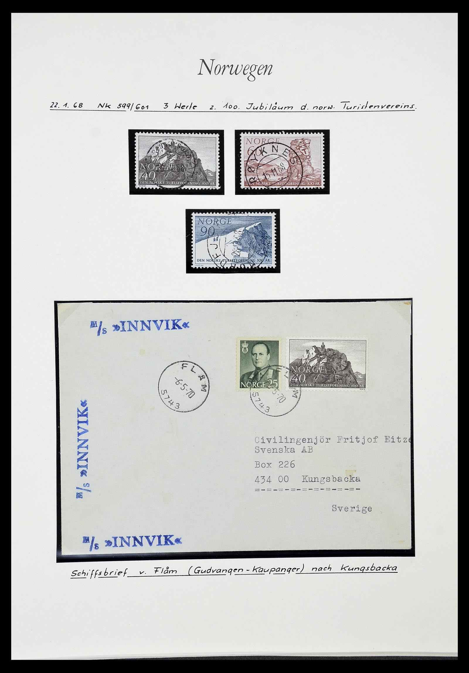 34188 038 - Postzegelverzameling 34188 Noorwegen 1962-2010.