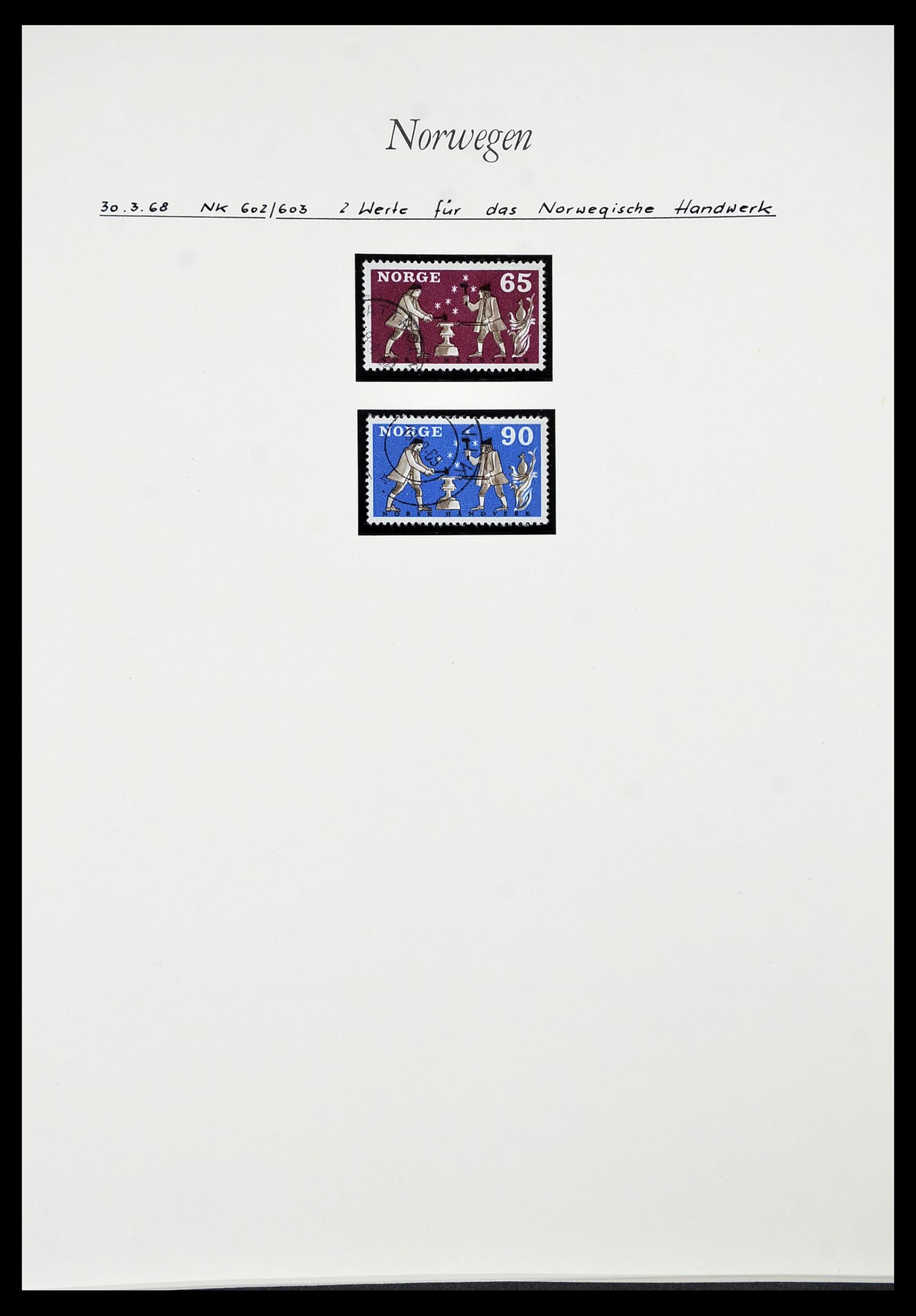 34188 039 - Postzegelverzameling 34188 Noorwegen 1962-2010.
