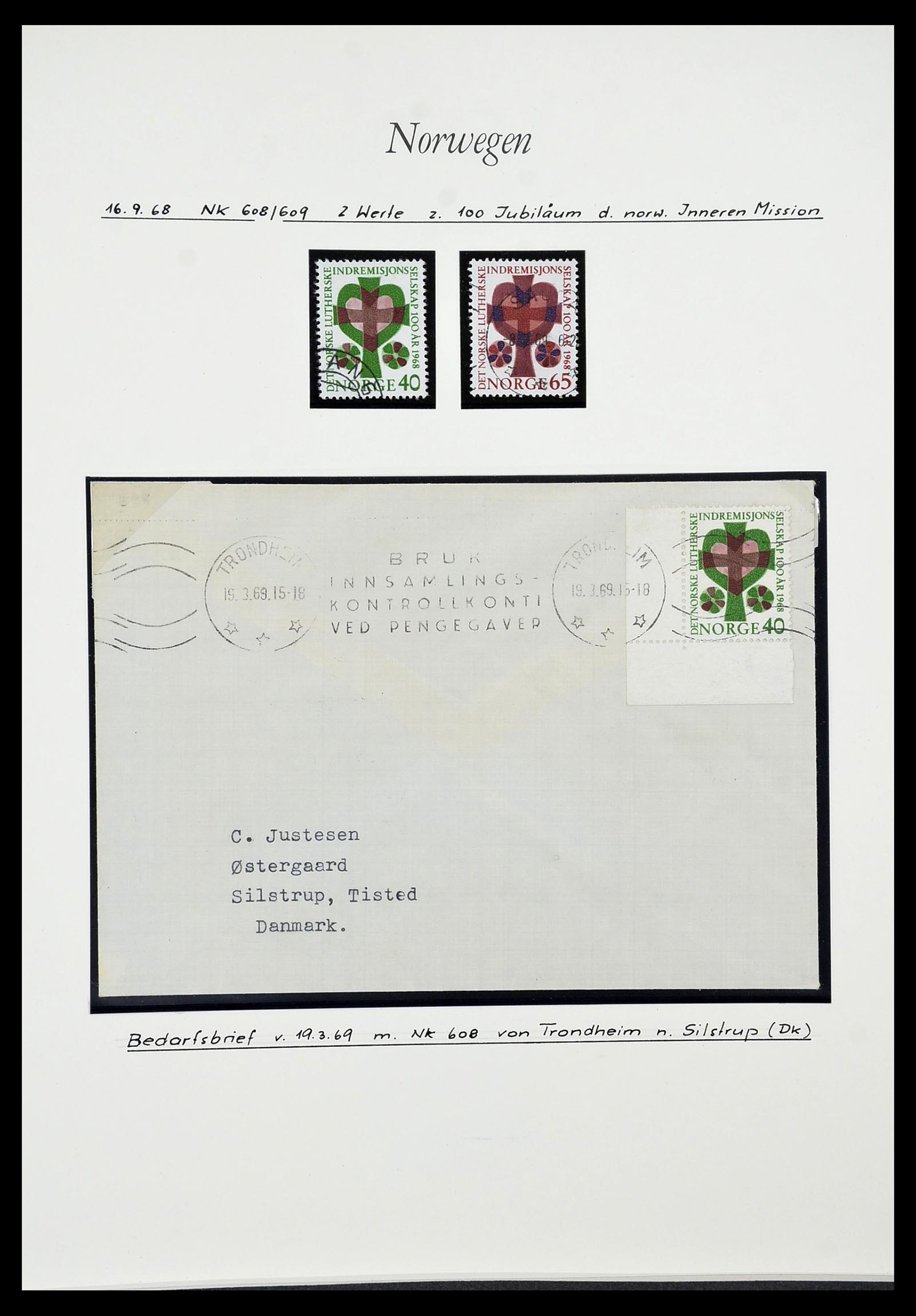 34188 041 - Postzegelverzameling 34188 Noorwegen 1962-2010.