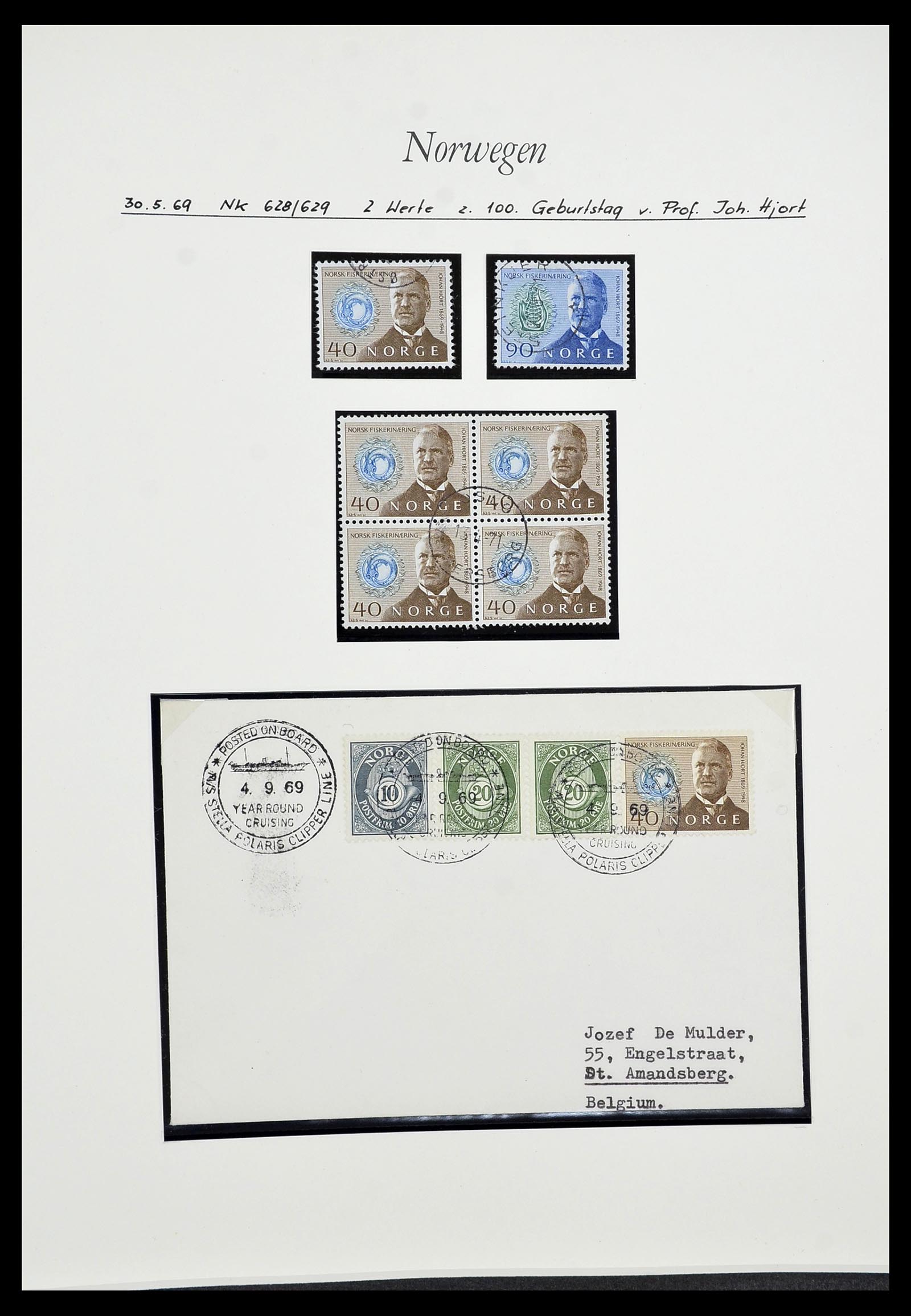 34188 048 - Postzegelverzameling 34188 Noorwegen 1962-2010.