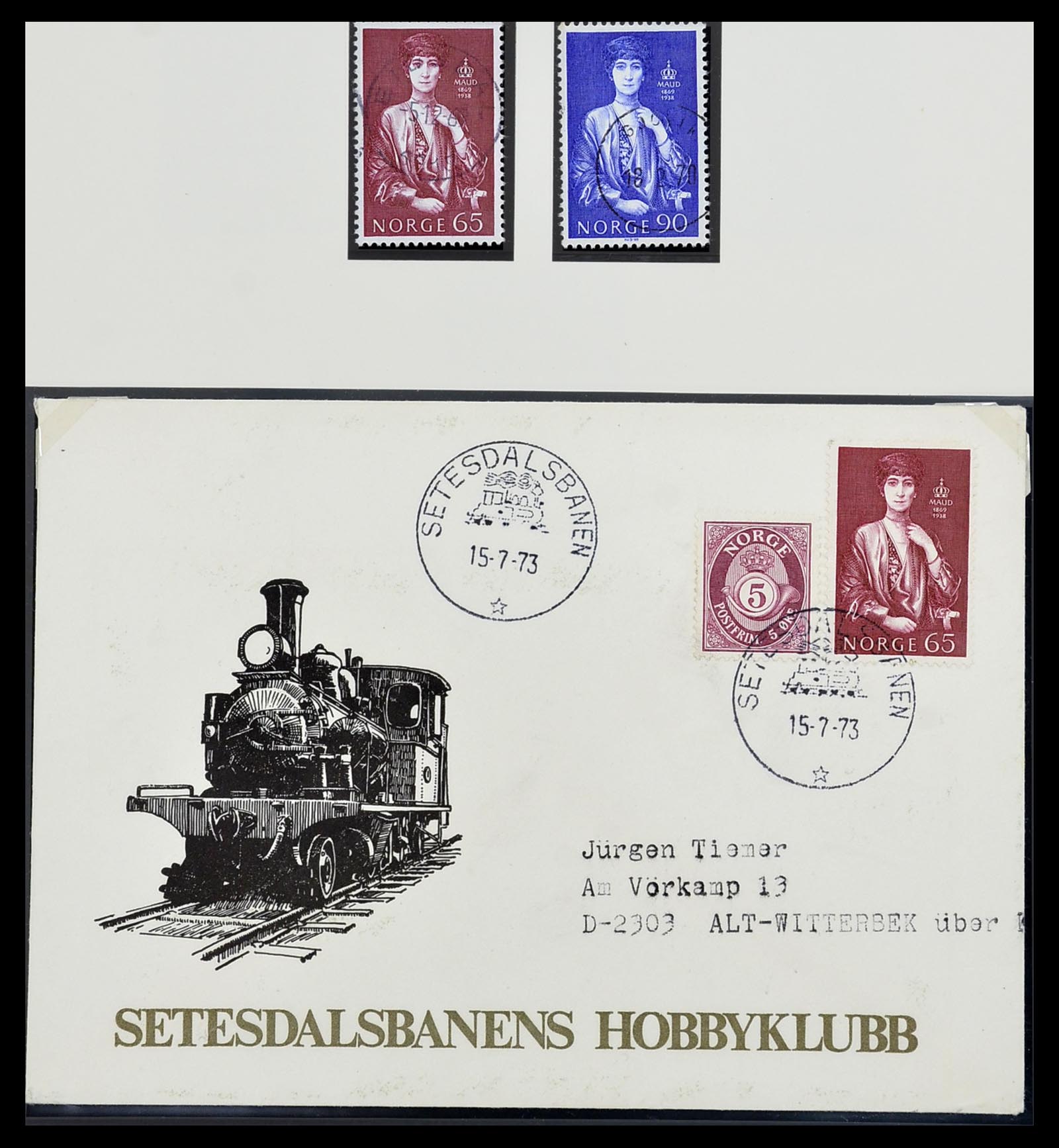 34188 051 - Postzegelverzameling 34188 Noorwegen 1962-2010.