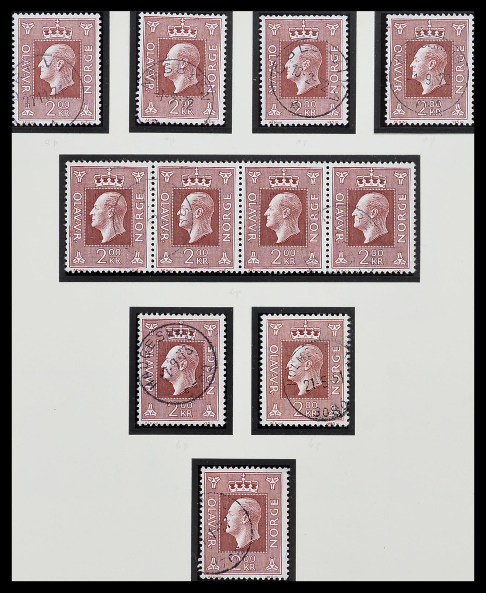 34188 053 - Postzegelverzameling 34188 Noorwegen 1962-2010.