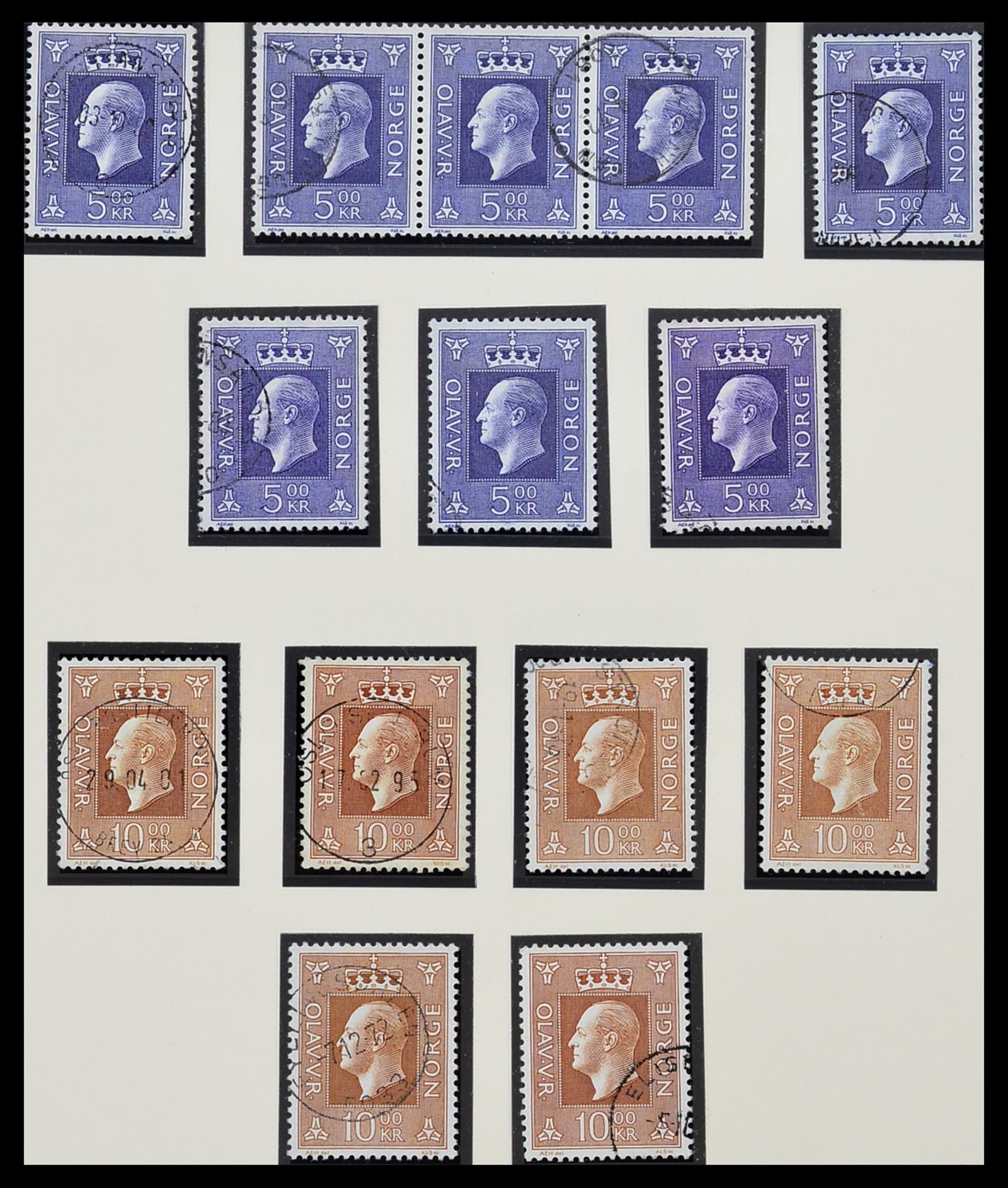 34188 054 - Postzegelverzameling 34188 Noorwegen 1962-2010.