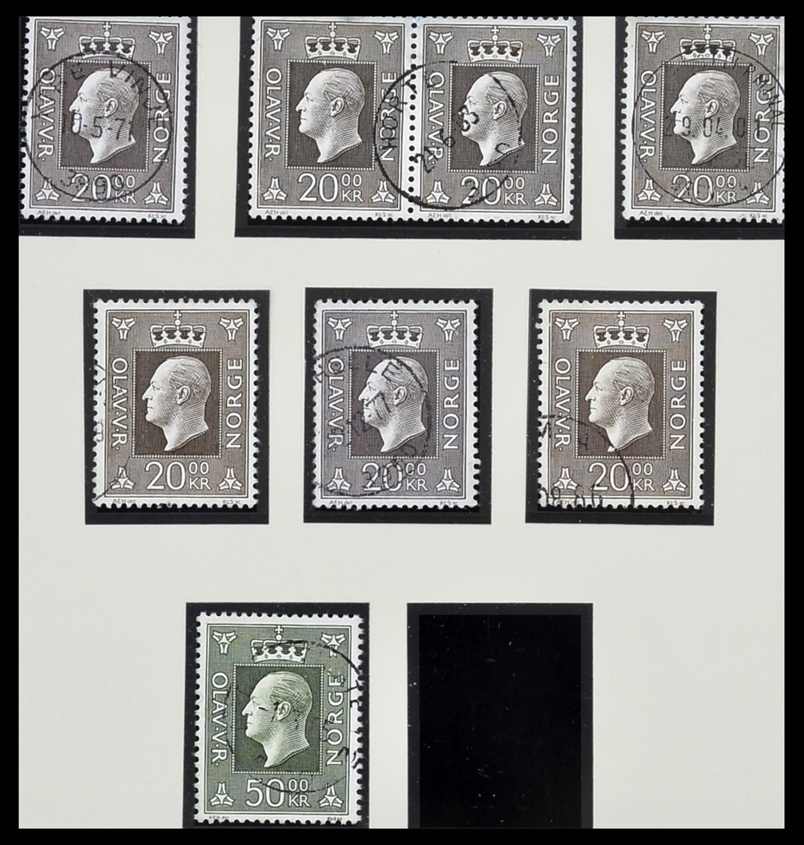 34188 055 - Postzegelverzameling 34188 Noorwegen 1962-2010.