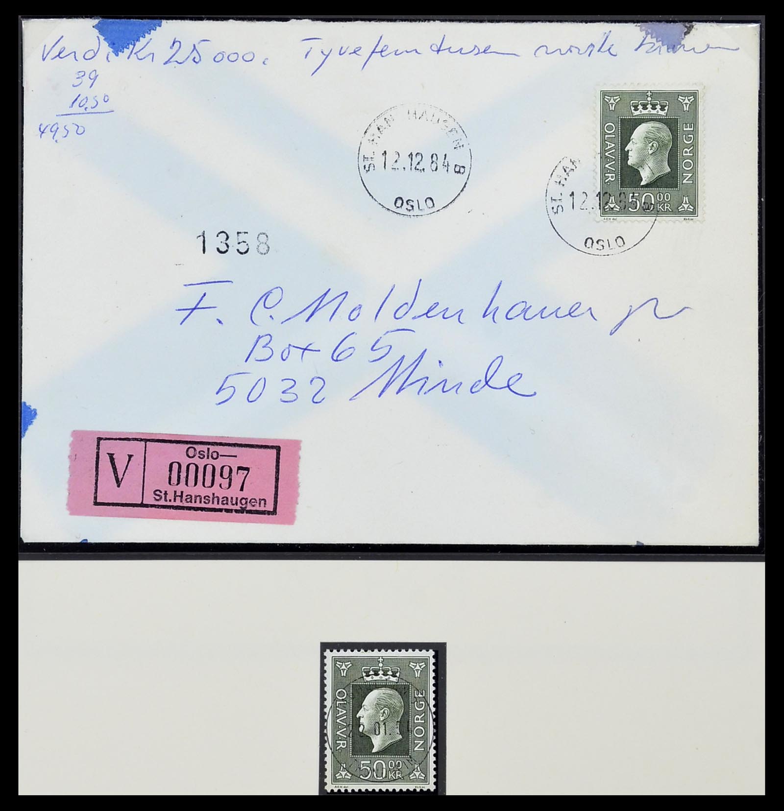 34188 056 - Postzegelverzameling 34188 Noorwegen 1962-2010.