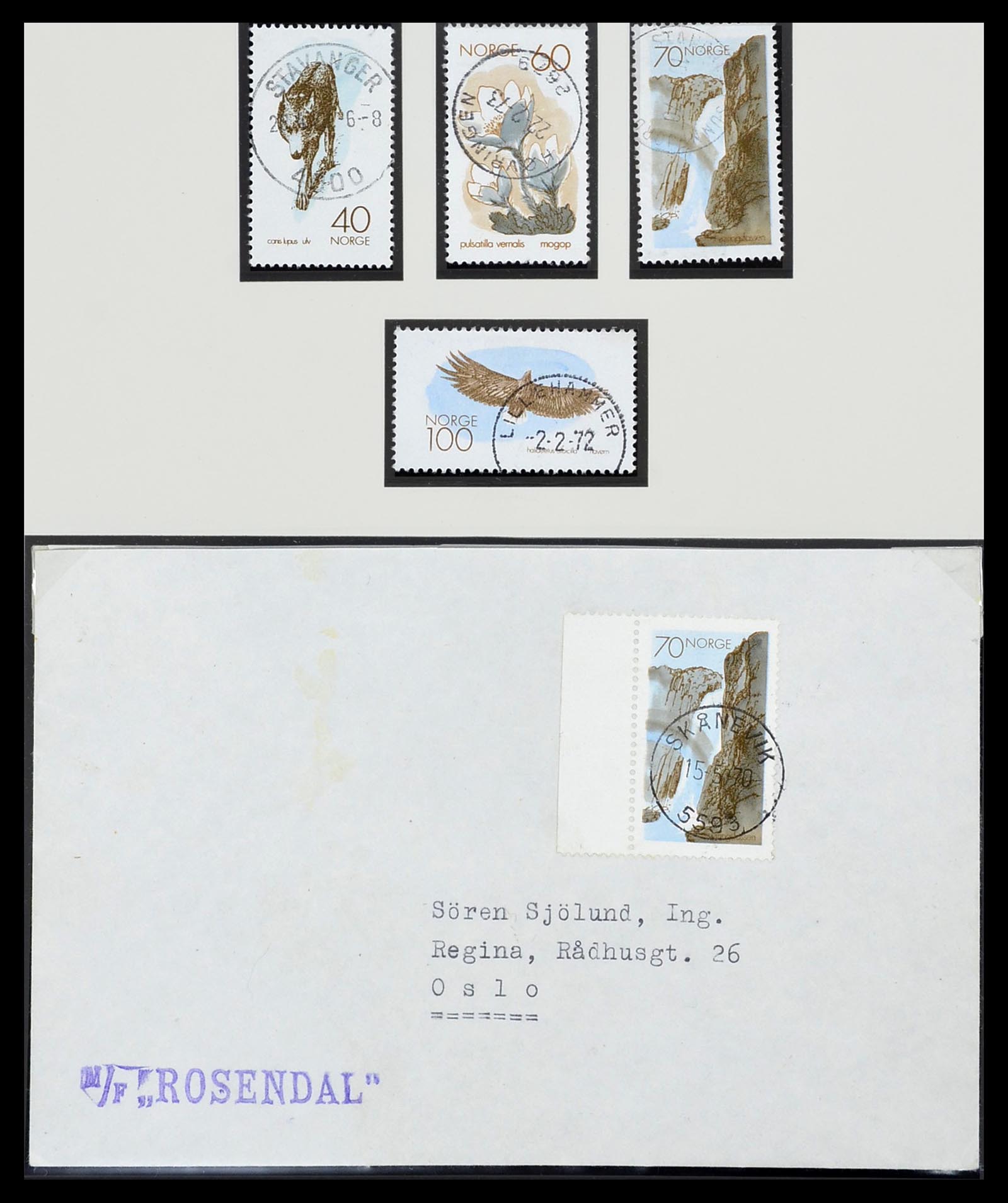 34188 058 - Postzegelverzameling 34188 Noorwegen 1962-2010.