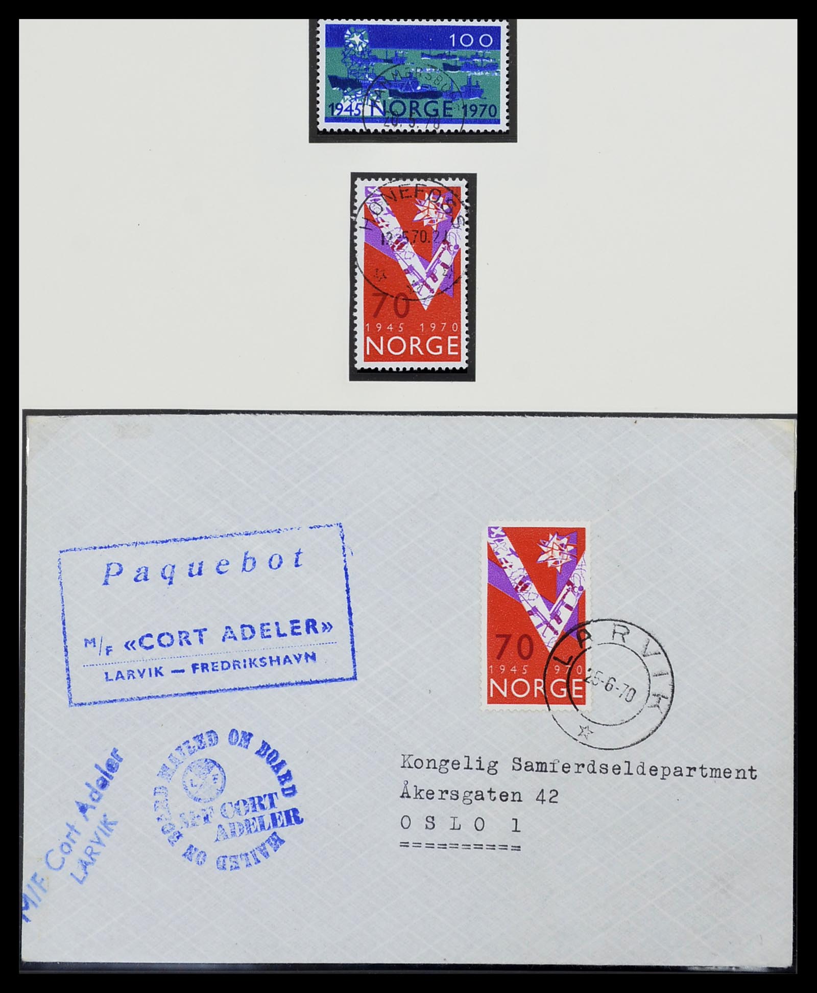 34188 059 - Postzegelverzameling 34188 Noorwegen 1962-2010.