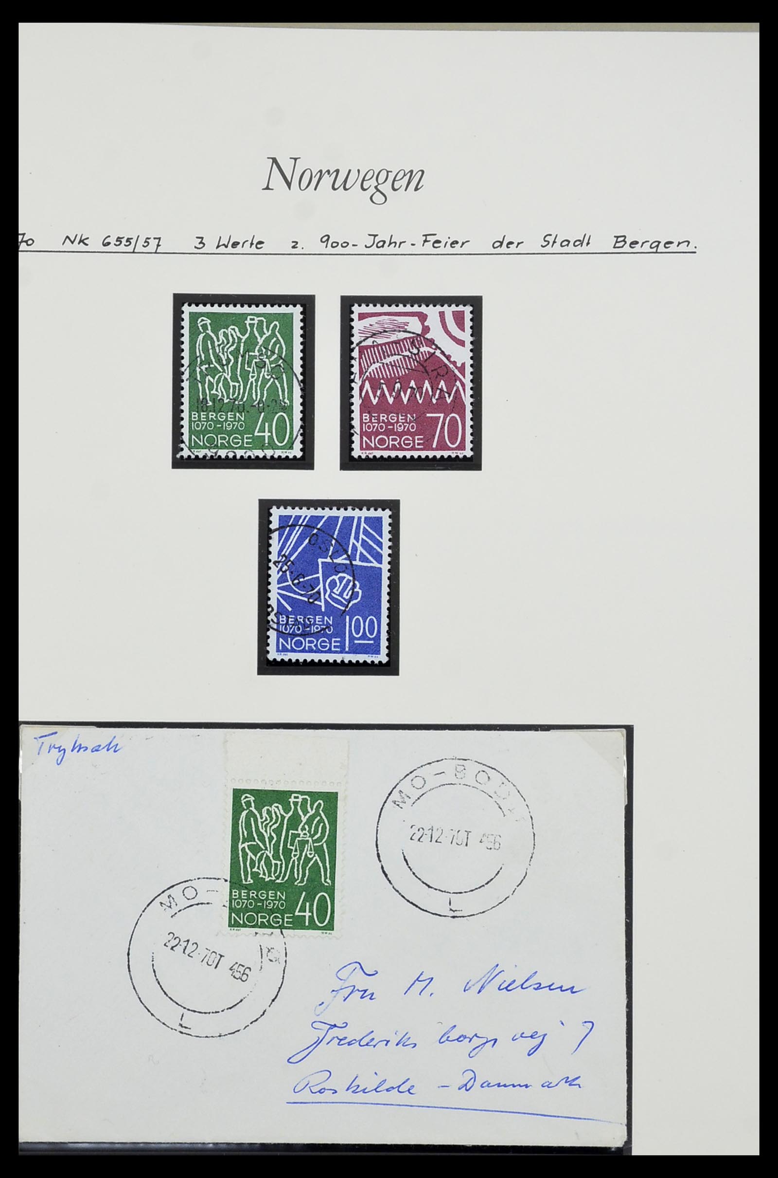 34188 060 - Postzegelverzameling 34188 Noorwegen 1962-2010.