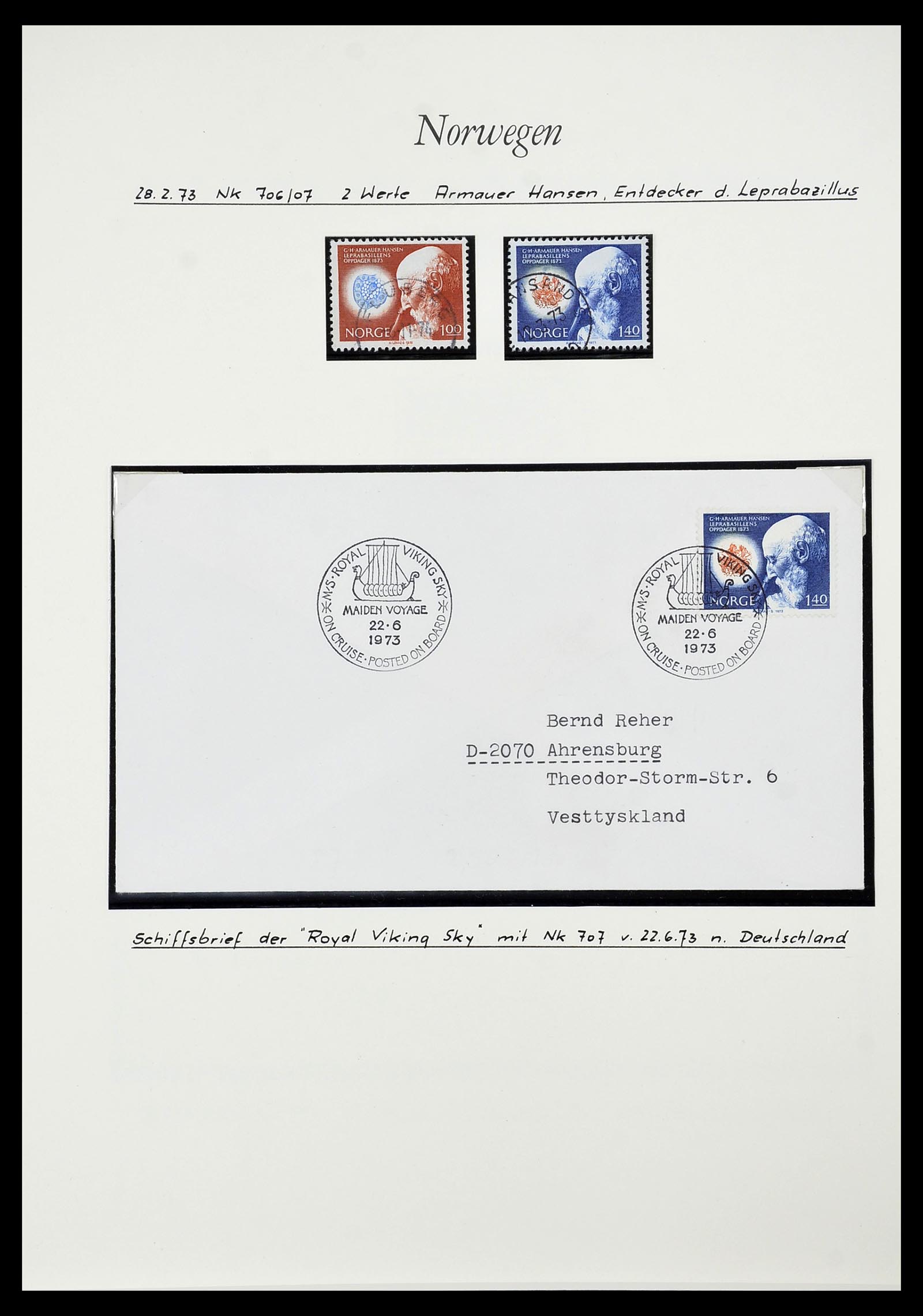 34188 080 - Stamp collection 34188 Norway 1962-2010.