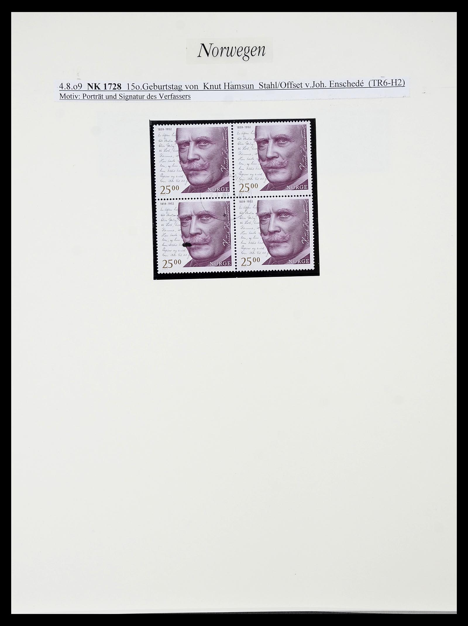 34188 534 - Stamp collection 34188 Norway 1962-2010.