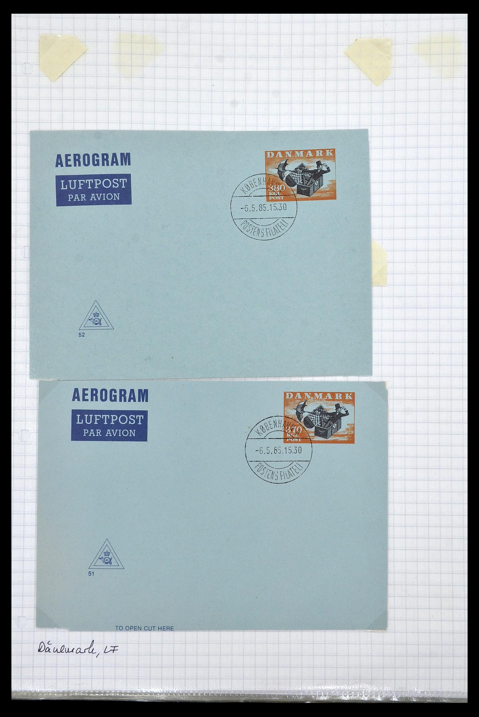 34189 001 - Stamp collection 34189 Denmark postal stationeries 1871-2002.