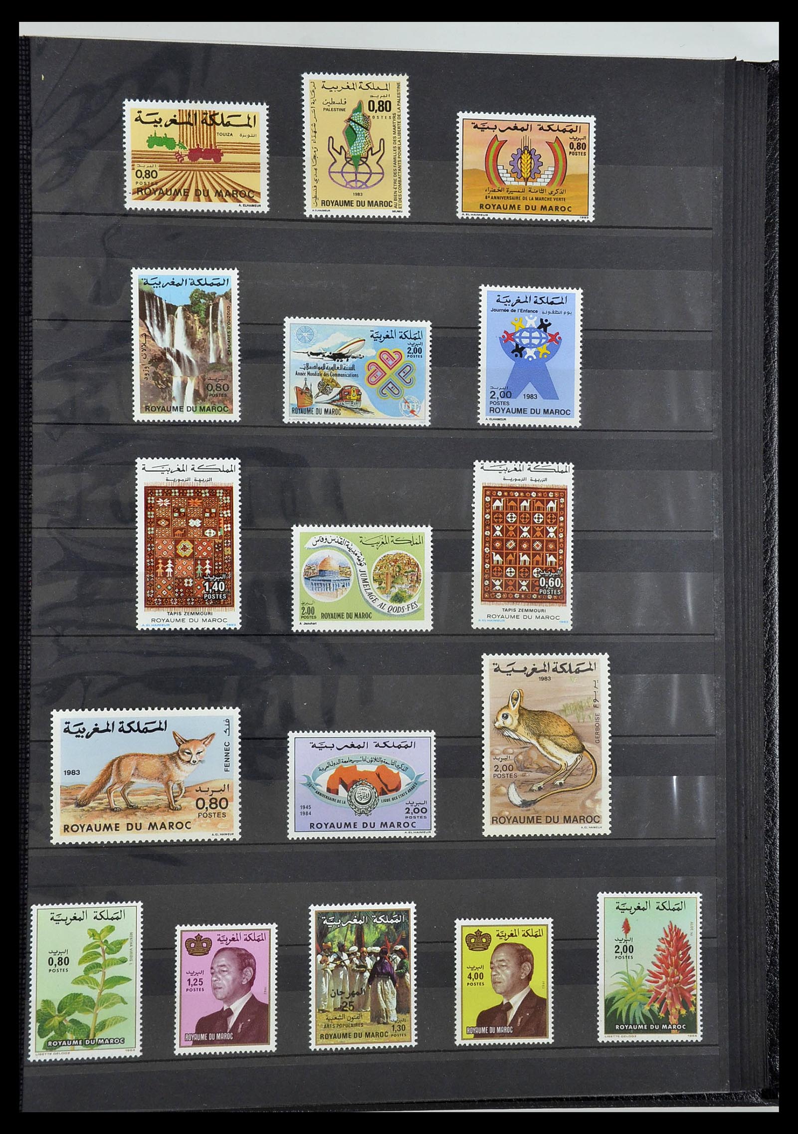 34190 0010 - Postzegelverzameling 34190 Franse koloniën in Afrika 1885-1998.