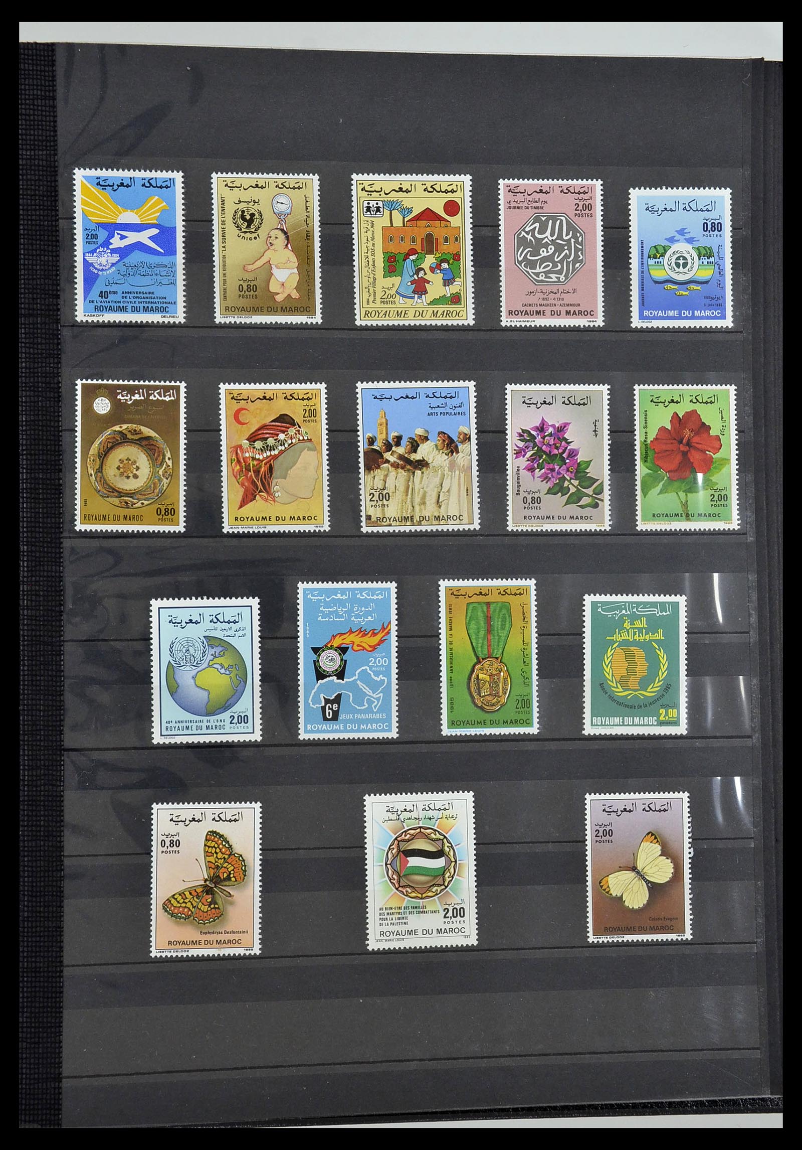 34190 0012 - Postzegelverzameling 34190 Franse koloniën in Afrika 1885-1998.