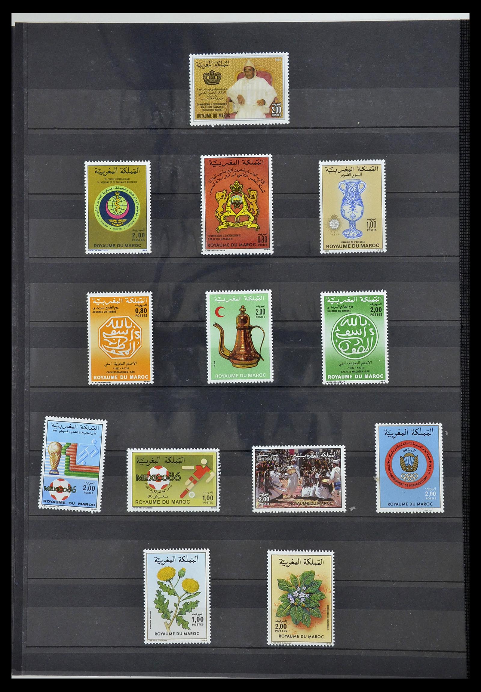 34190 0014 - Postzegelverzameling 34190 Franse koloniën in Afrika 1885-1998.