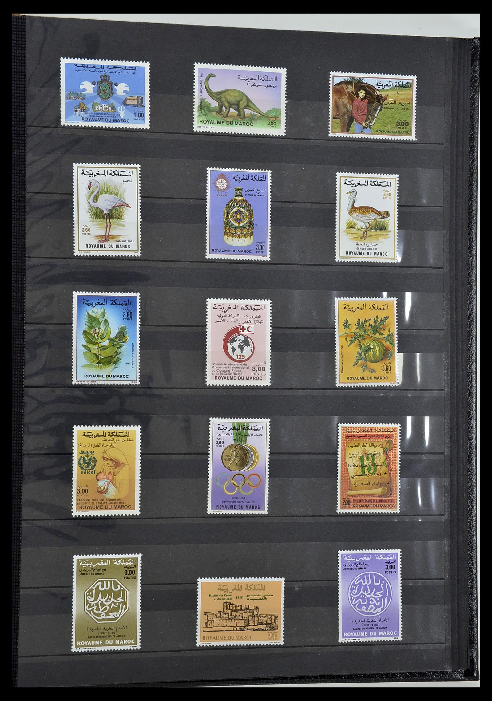 34190 0016 - Postzegelverzameling 34190 Franse koloniën in Afrika 1885-1998.