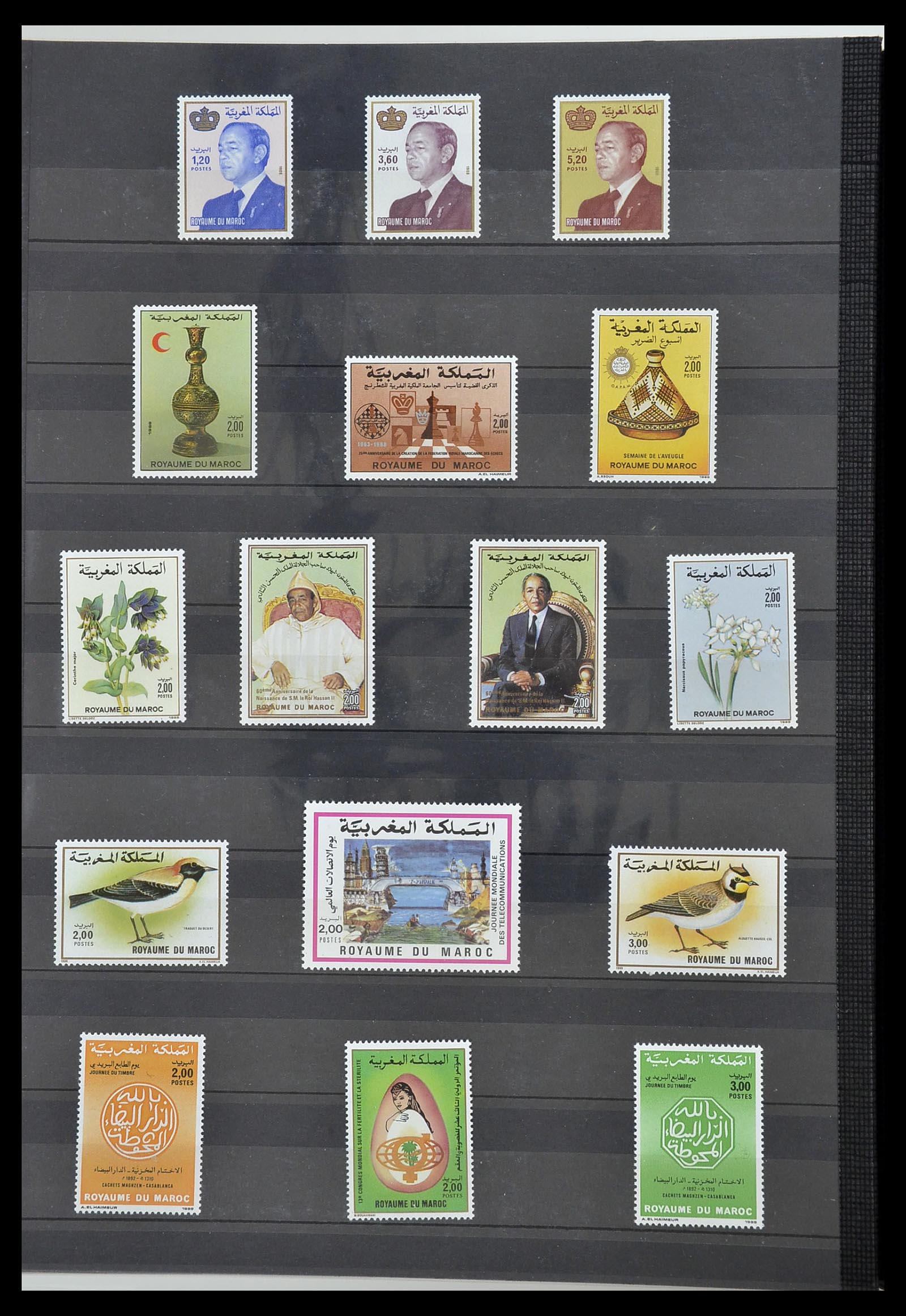 34190 0018 - Postzegelverzameling 34190 Franse koloniën in Afrika 1885-1998.