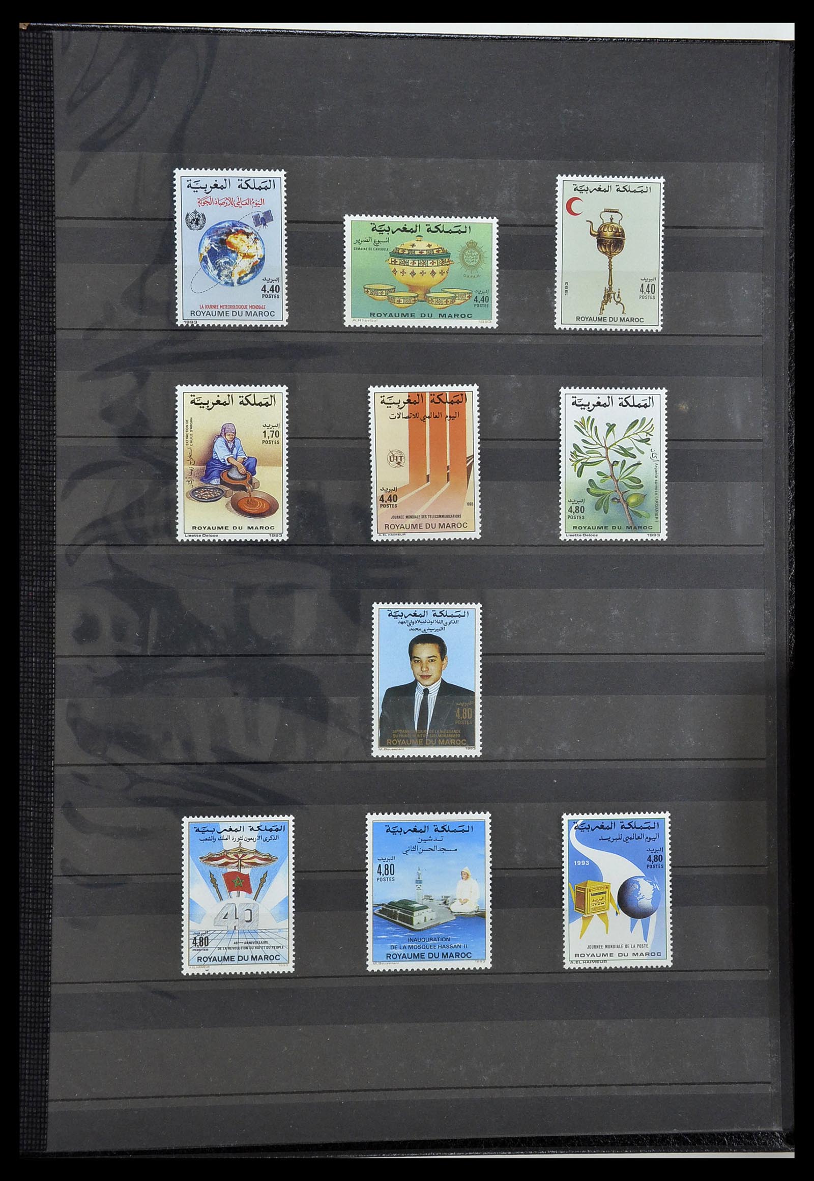 34190 0021 - Postzegelverzameling 34190 Franse koloniën in Afrika 1885-1998.