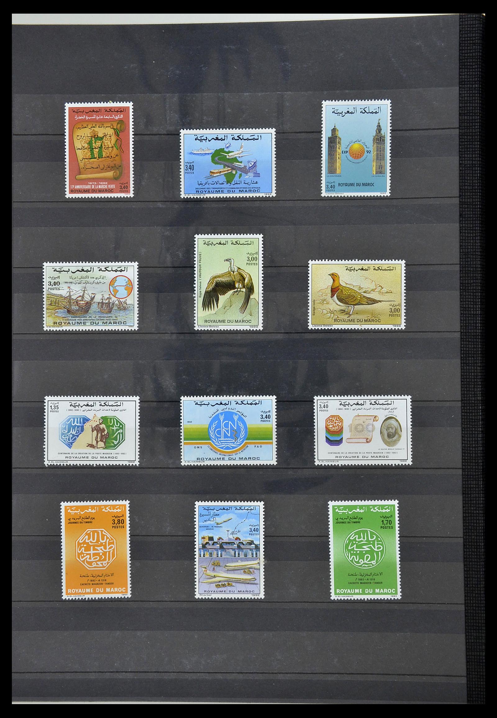 34190 0022 - Postzegelverzameling 34190 Franse koloniën in Afrika 1885-1998.