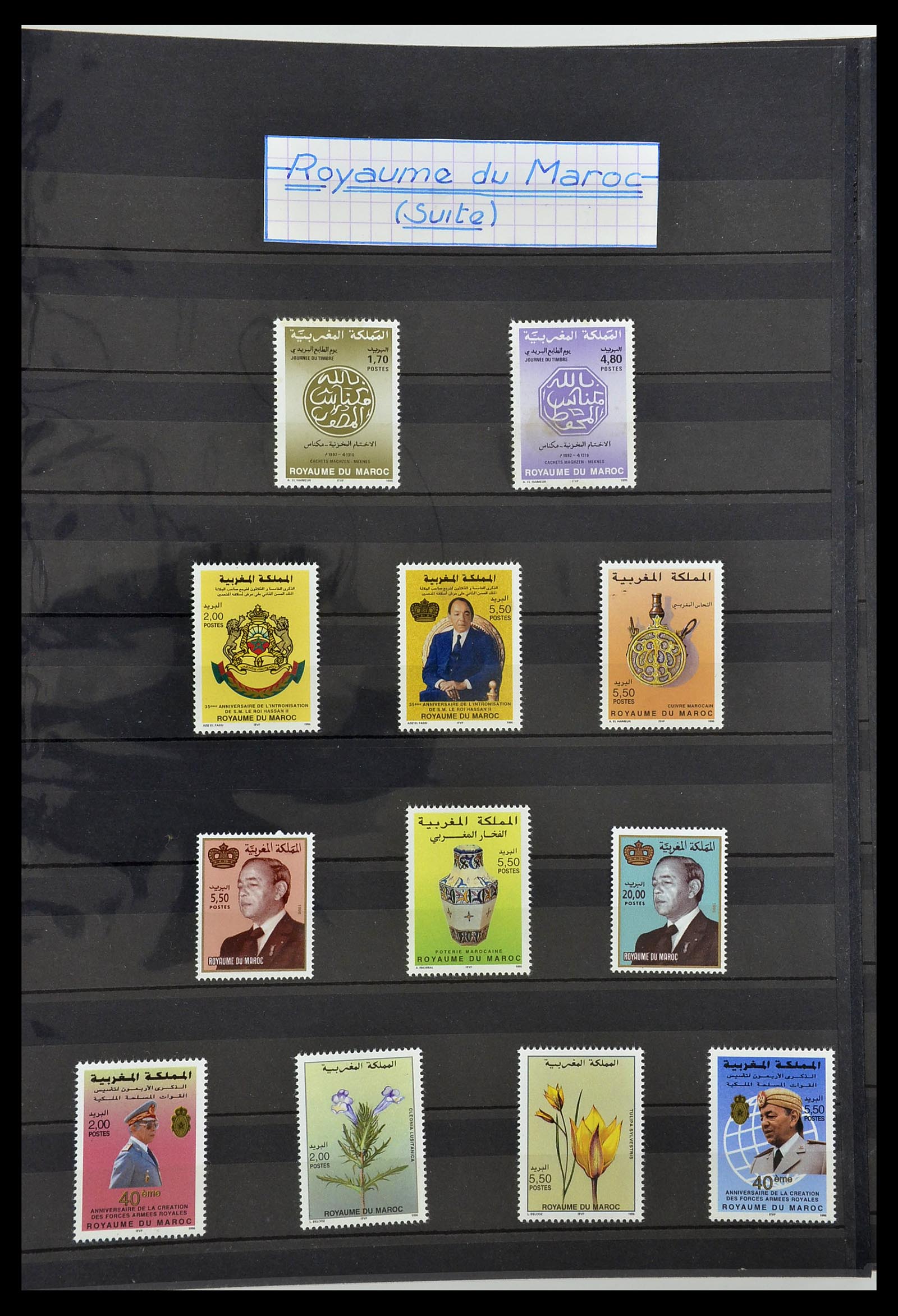 34190 0026 - Postzegelverzameling 34190 Franse koloniën in Afrika 1885-1998.