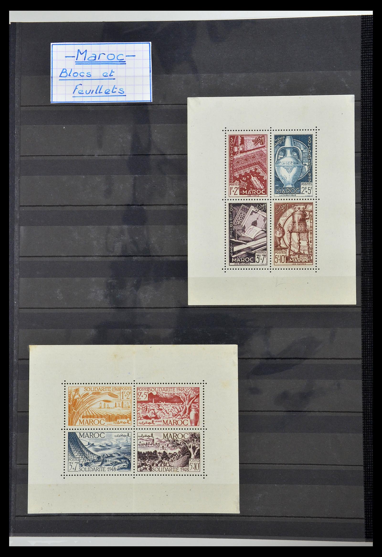 34190 0038 - Postzegelverzameling 34190 Franse koloniën in Afrika 1885-1998.