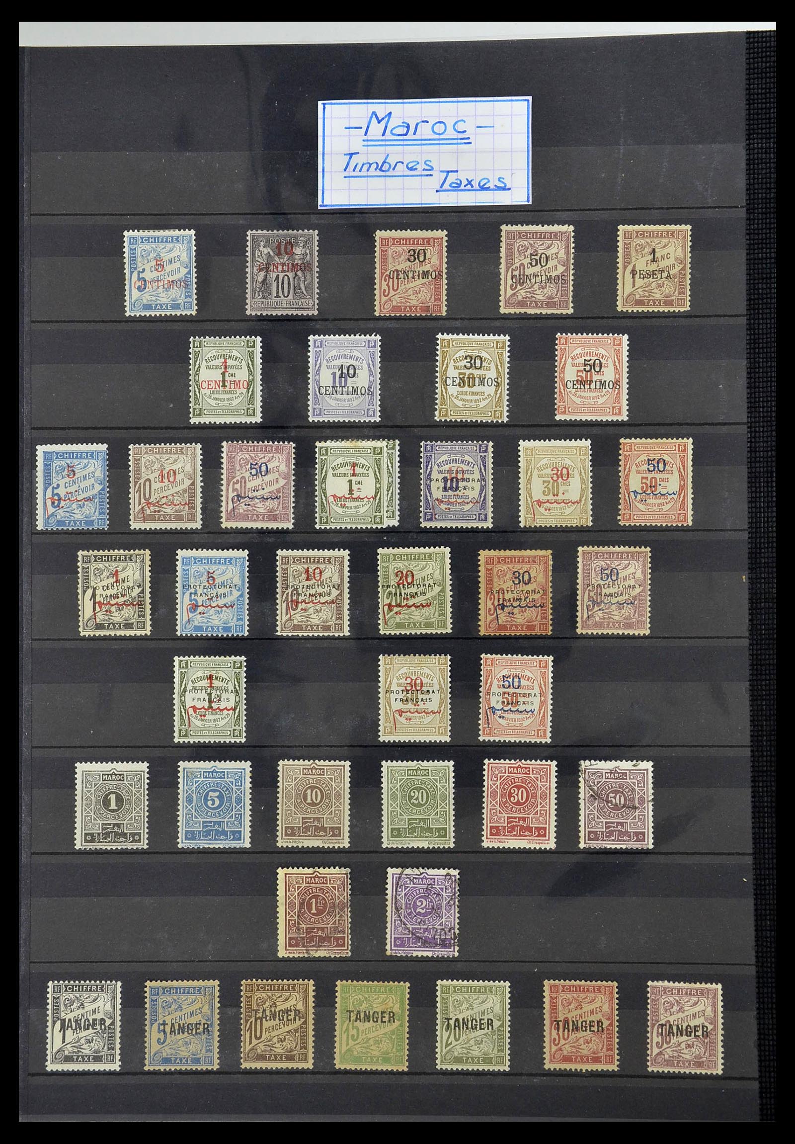 34190 0039 - Postzegelverzameling 34190 Franse koloniën in Afrika 1885-1998.