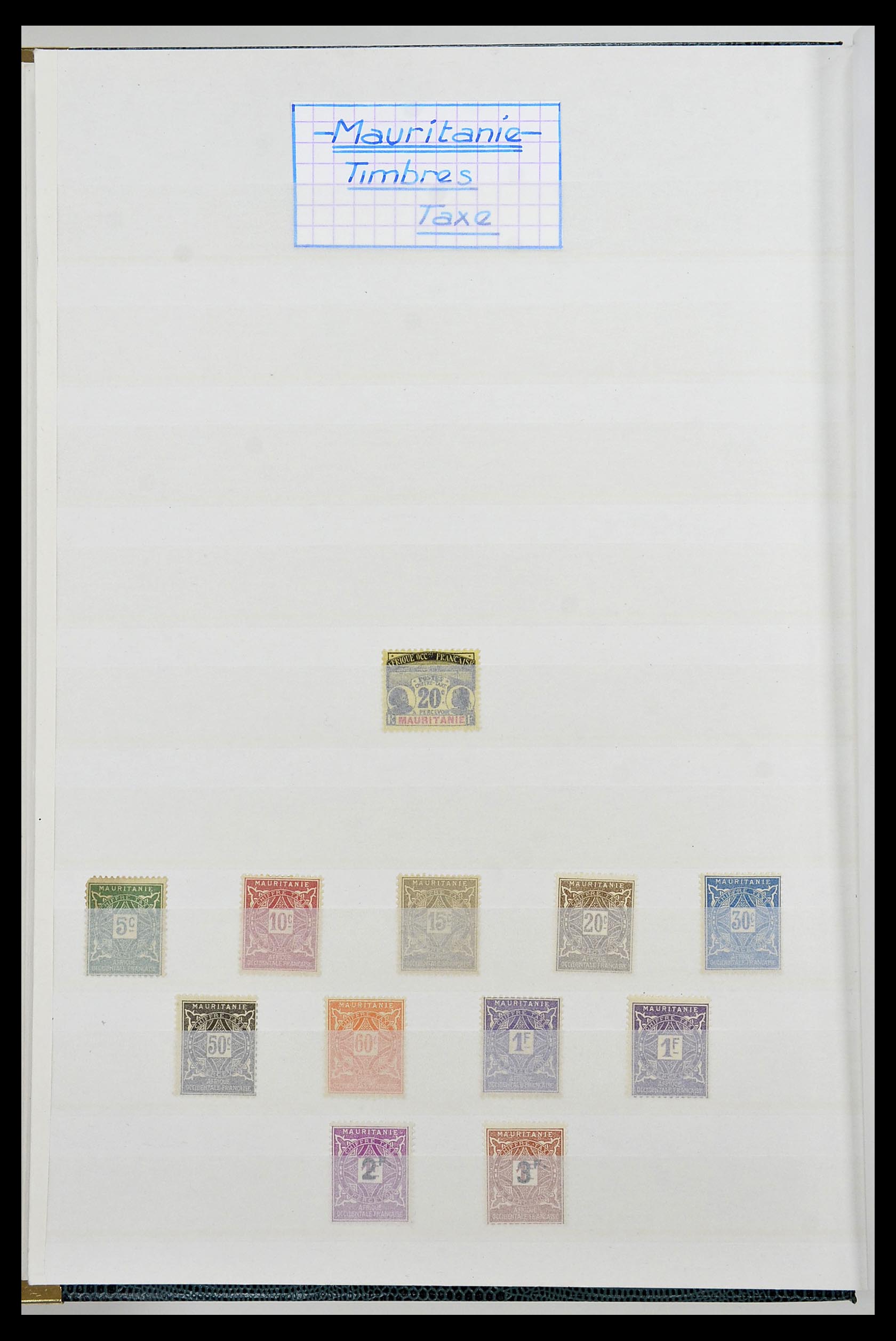 34190 0055 - Postzegelverzameling 34190 Franse koloniën in Afrika 1885-1998.