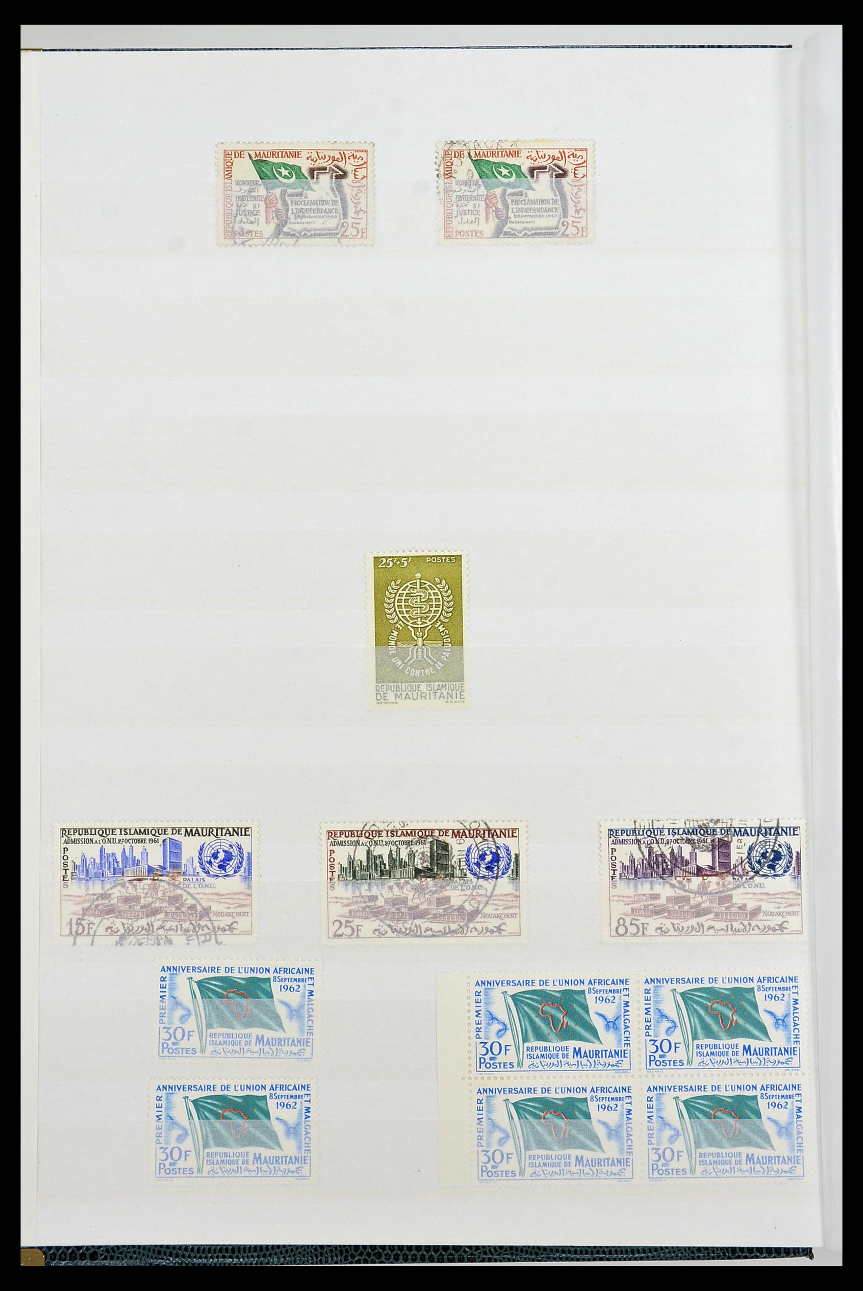34190 0057 - Postzegelverzameling 34190 Franse koloniën in Afrika 1885-1998.