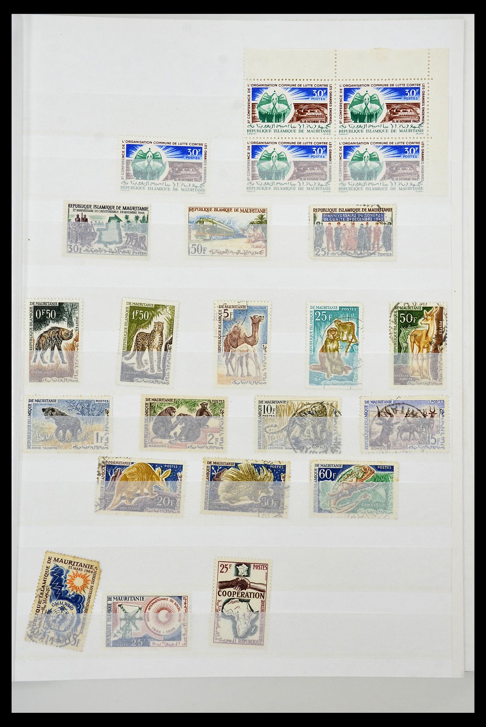 34190 0058 - Postzegelverzameling 34190 Franse koloniën in Afrika 1885-1998.