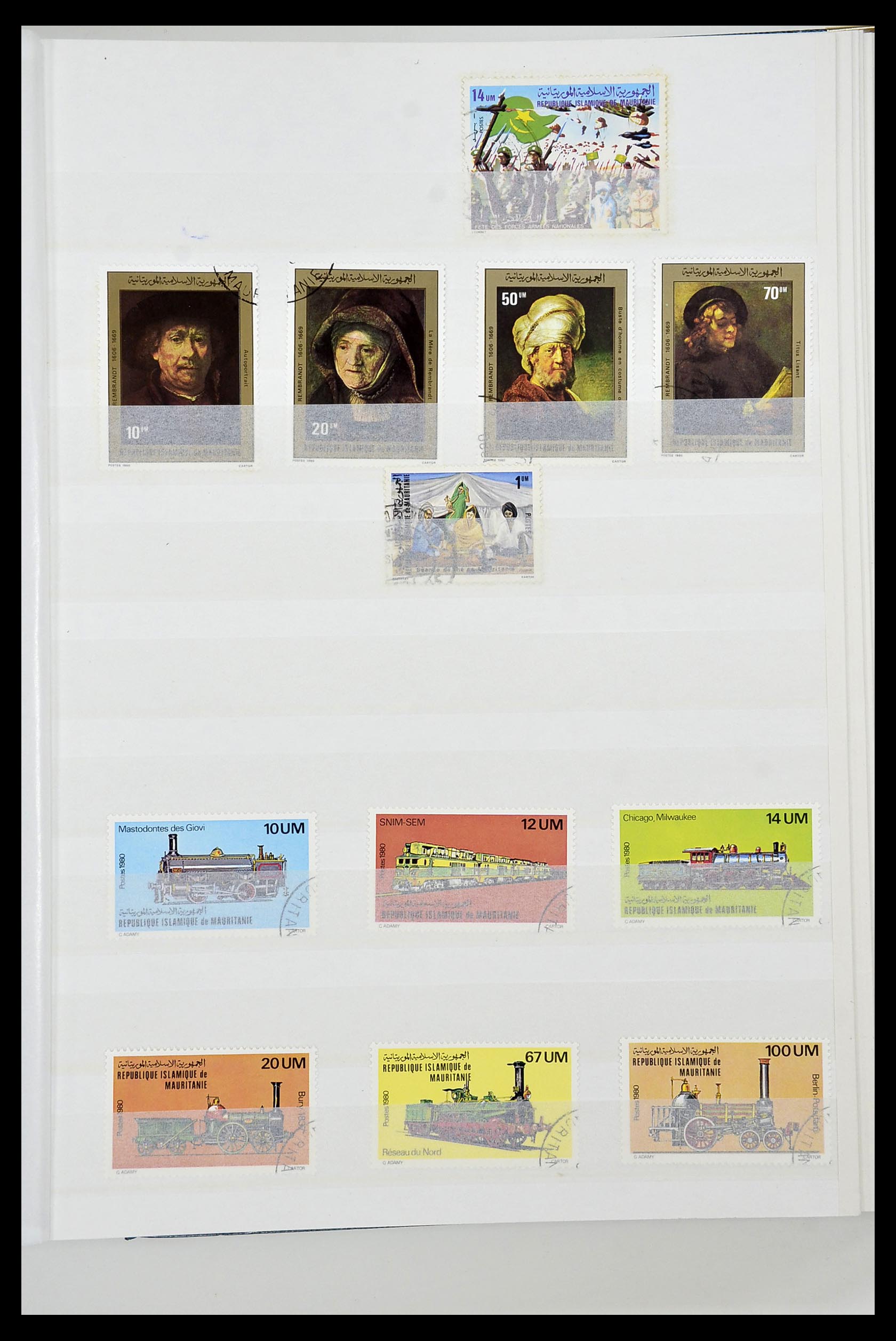 34190 0072 - Postzegelverzameling 34190 Franse koloniën in Afrika 1885-1998.