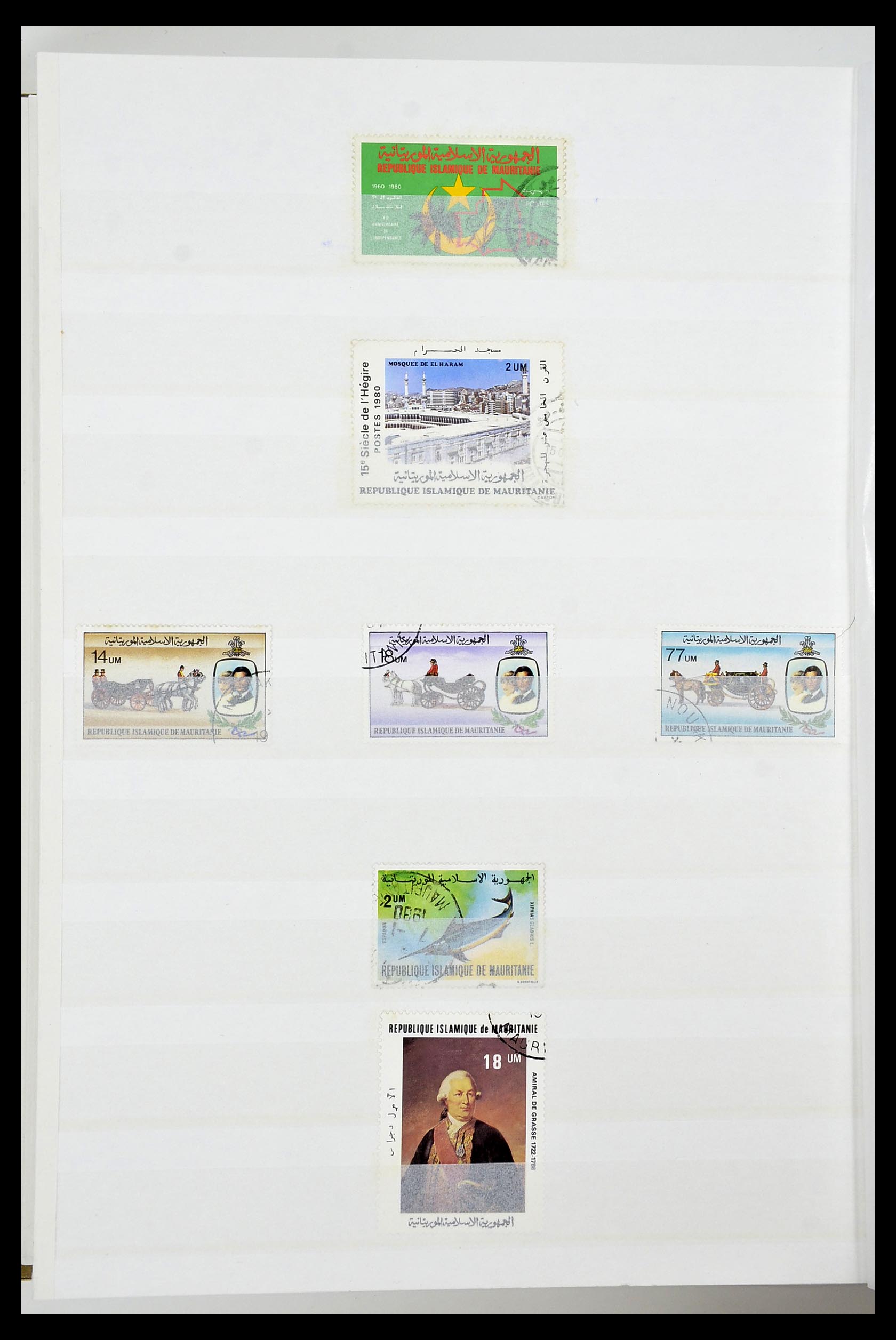 34190 0074 - Postzegelverzameling 34190 Franse koloniën in Afrika 1885-1998.