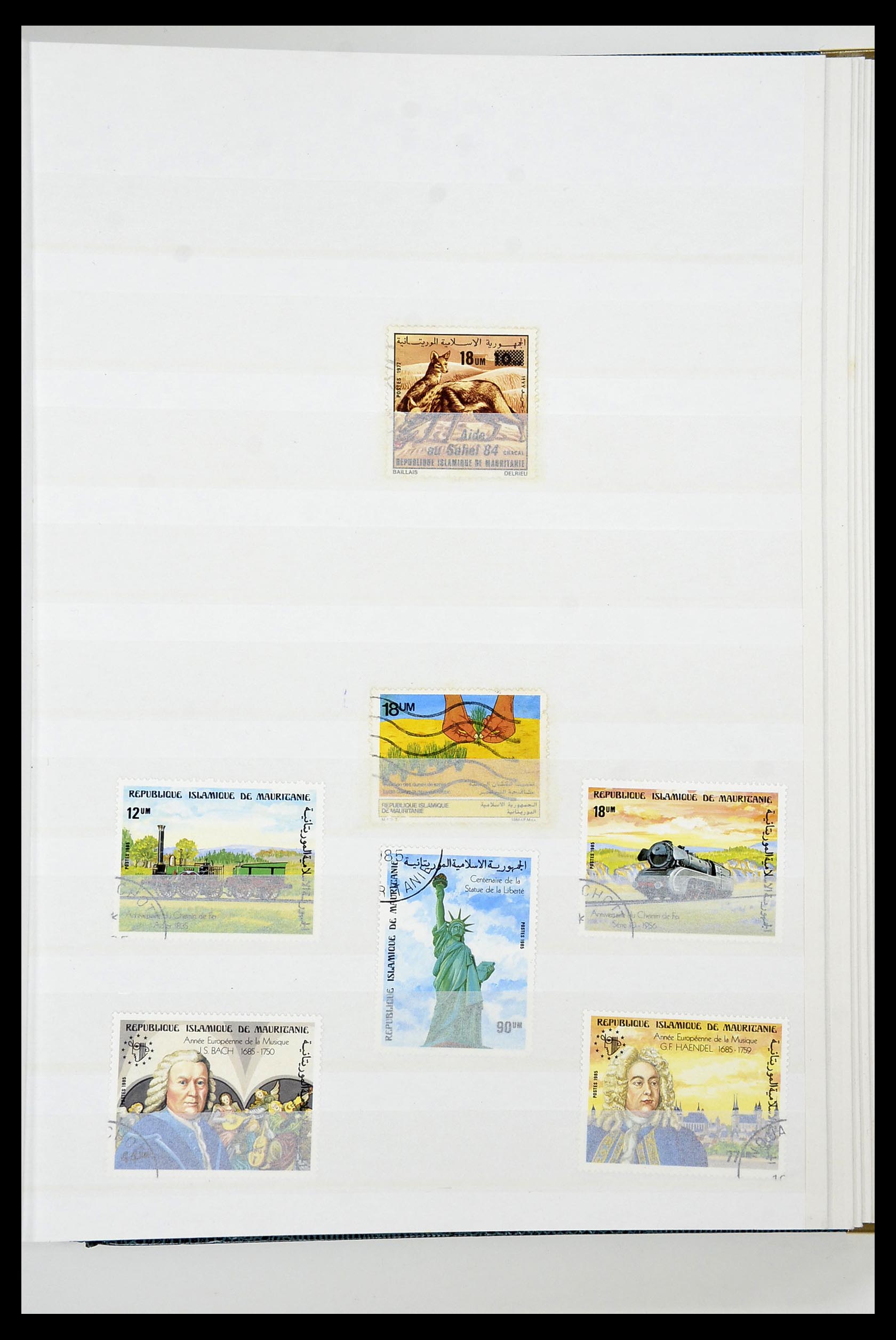 34190 0077 - Postzegelverzameling 34190 Franse koloniën in Afrika 1885-1998.