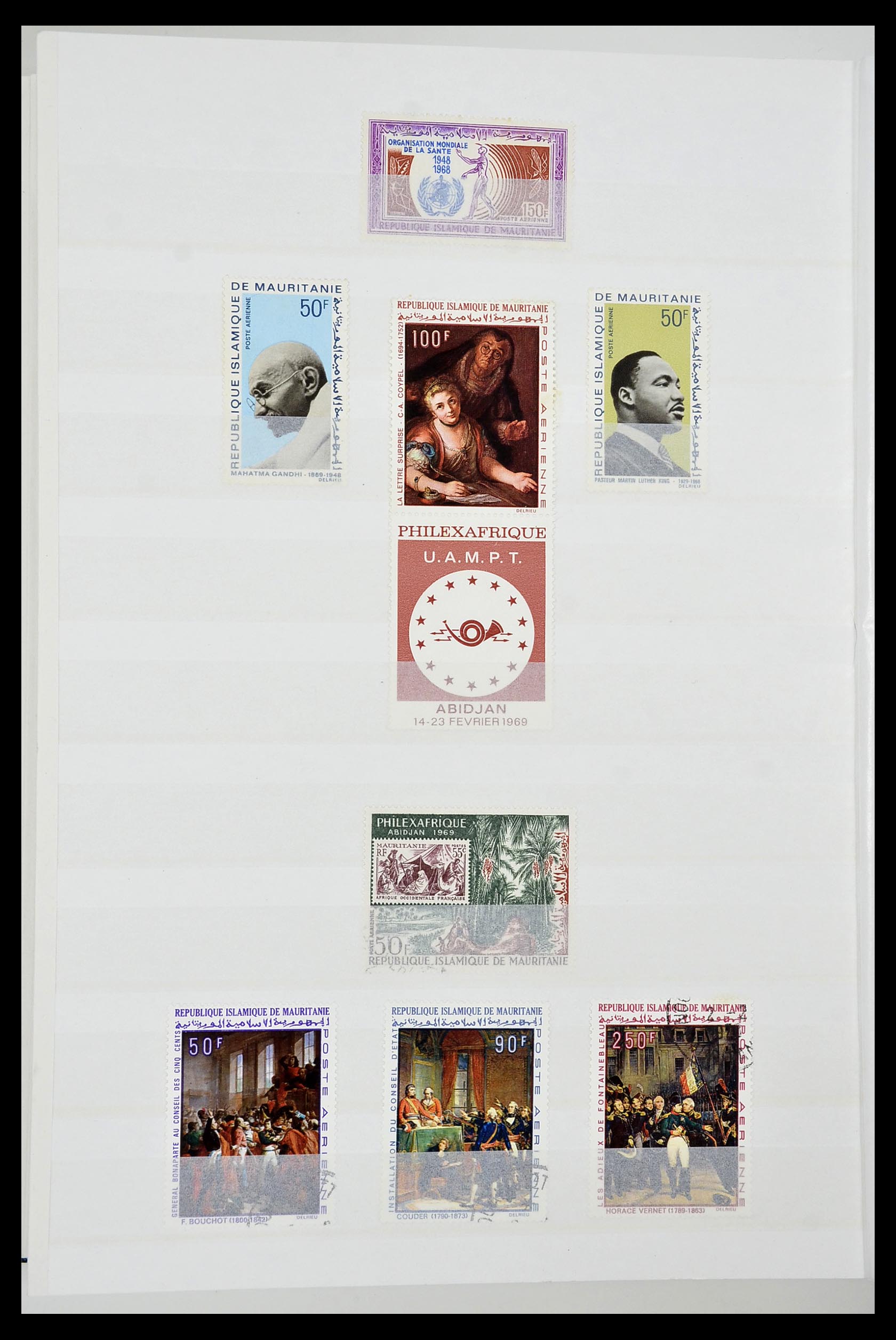 34190 0083 - Postzegelverzameling 34190 Franse koloniën in Afrika 1885-1998.