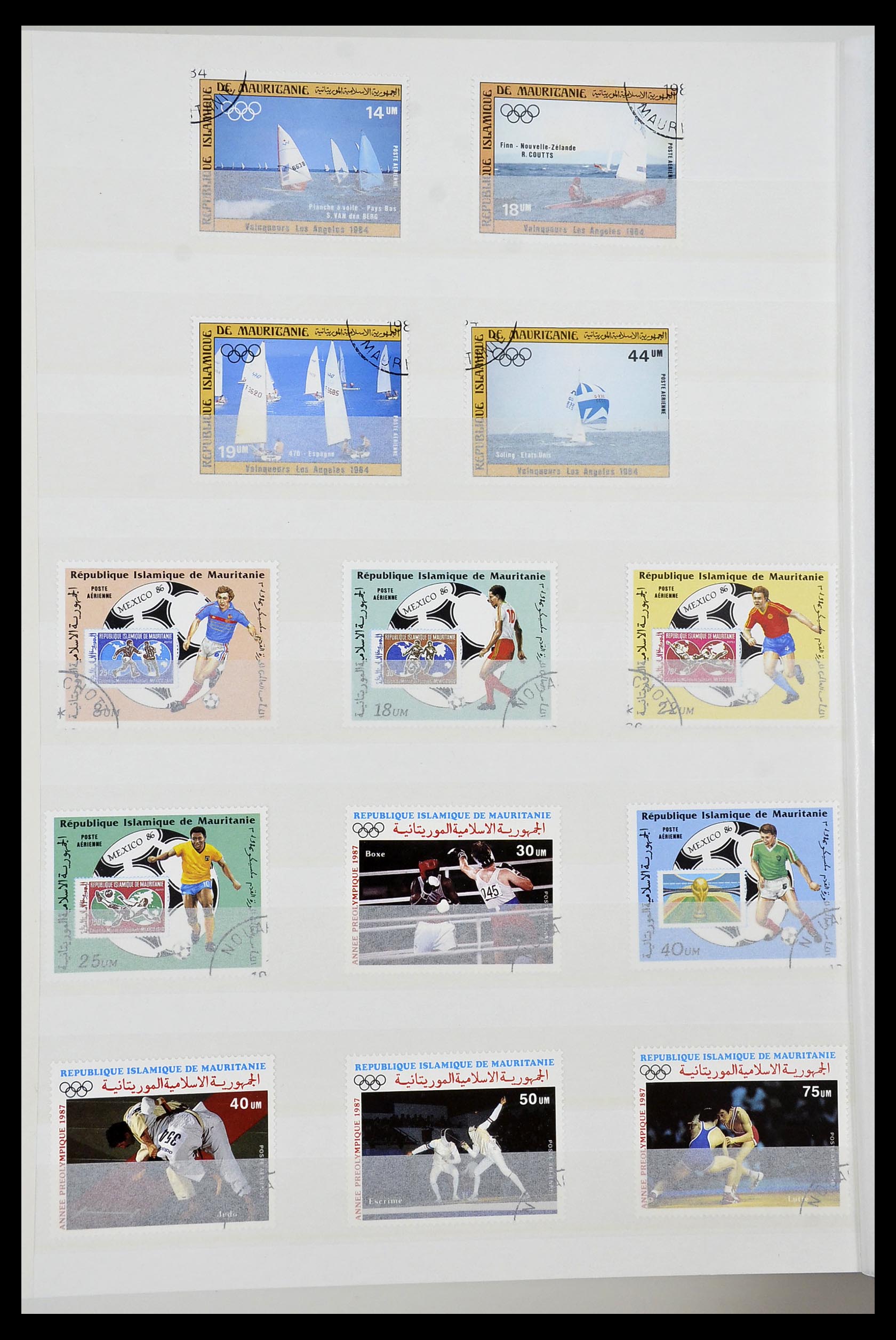 34190 0093 - Postzegelverzameling 34190 Franse koloniën in Afrika 1885-1998.