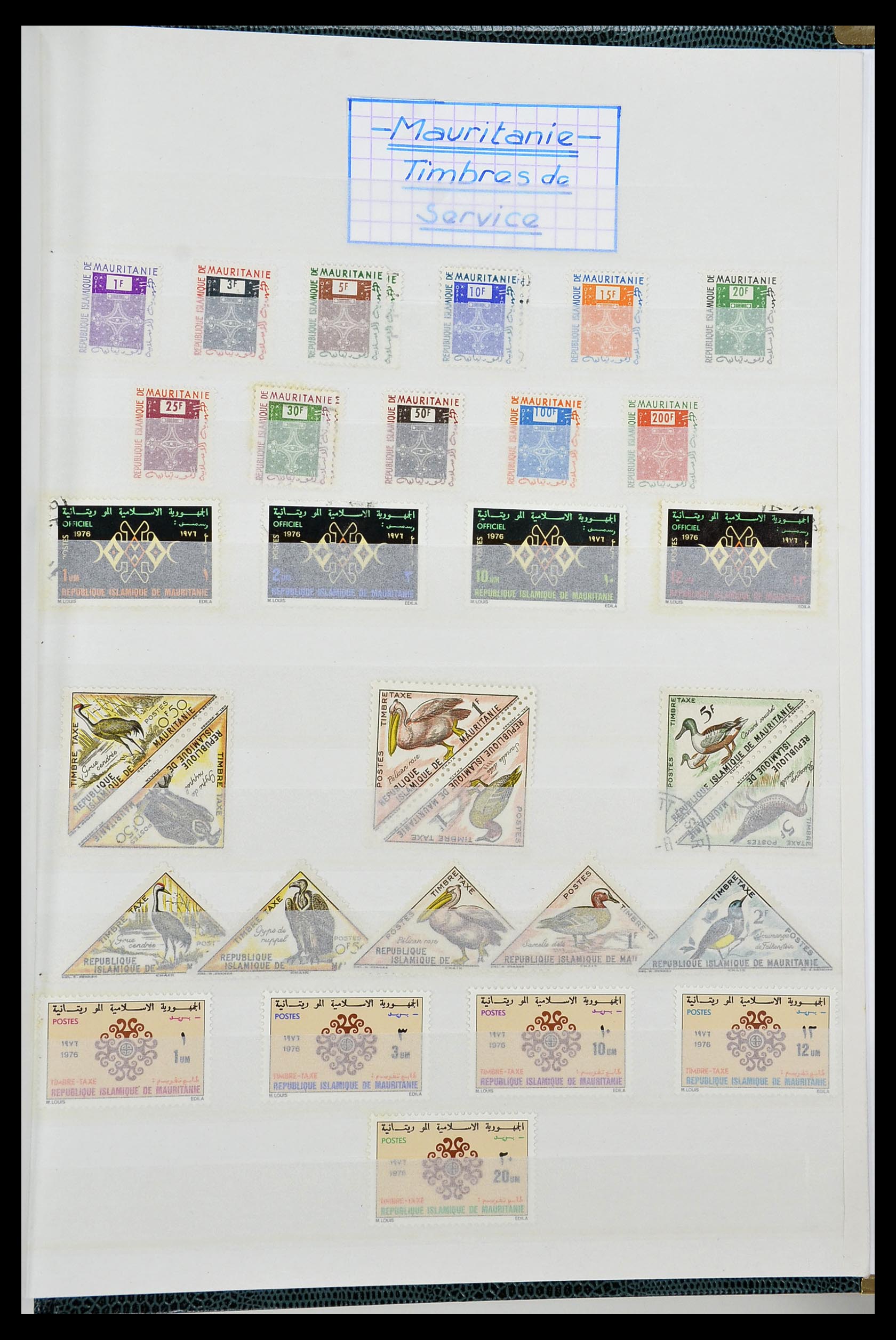 34190 0104 - Postzegelverzameling 34190 Franse koloniën in Afrika 1885-1998.