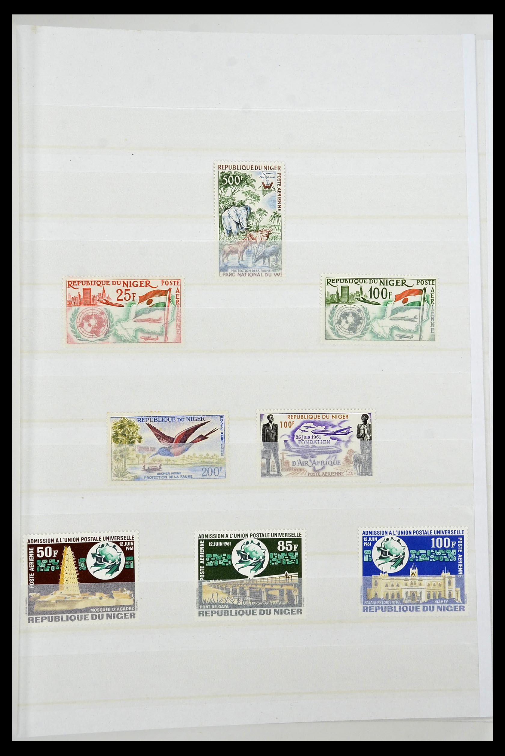 34190 0106 - Postzegelverzameling 34190 Franse koloniën in Afrika 1885-1998.