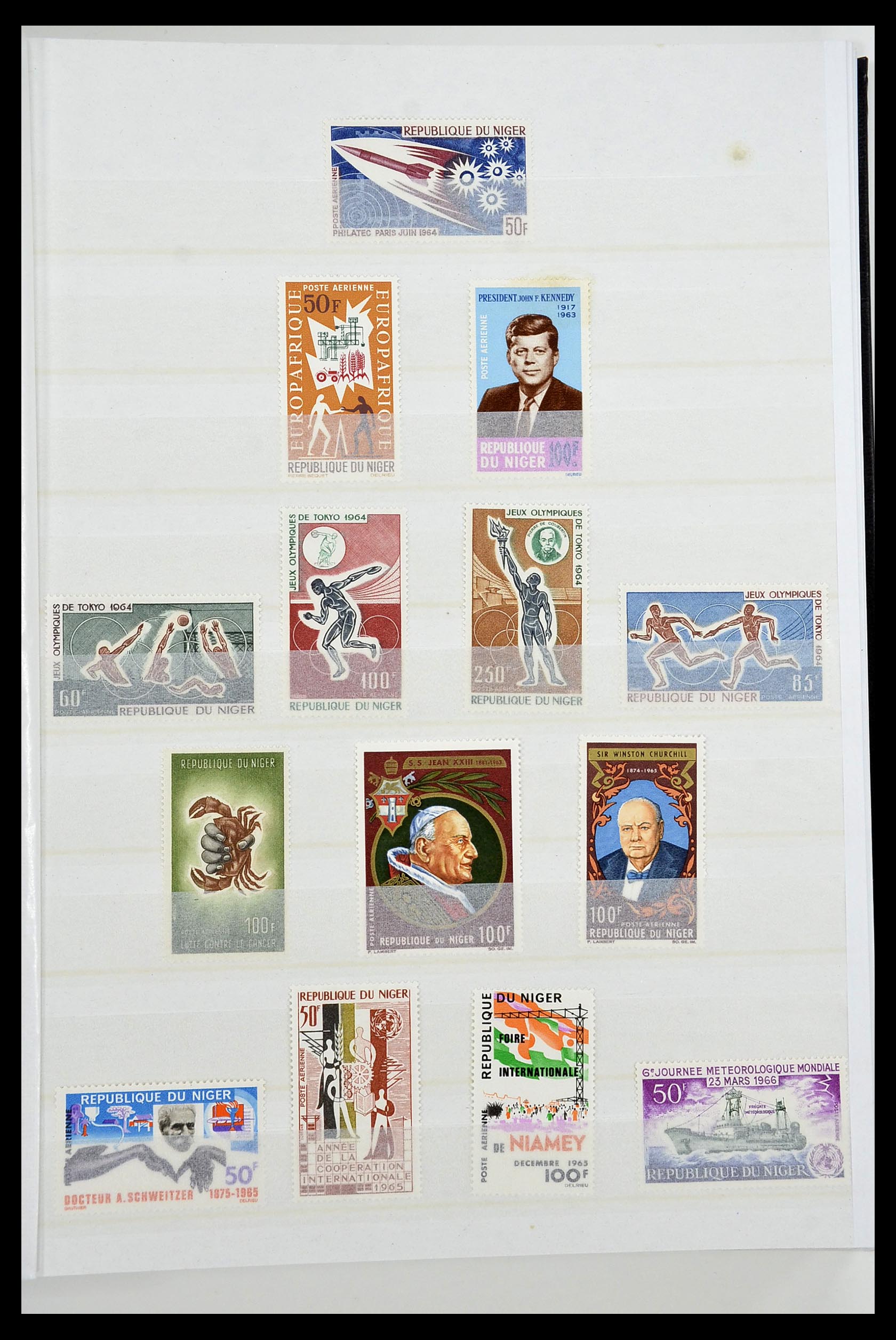 34190 0108 - Postzegelverzameling 34190 Franse koloniën in Afrika 1885-1998.