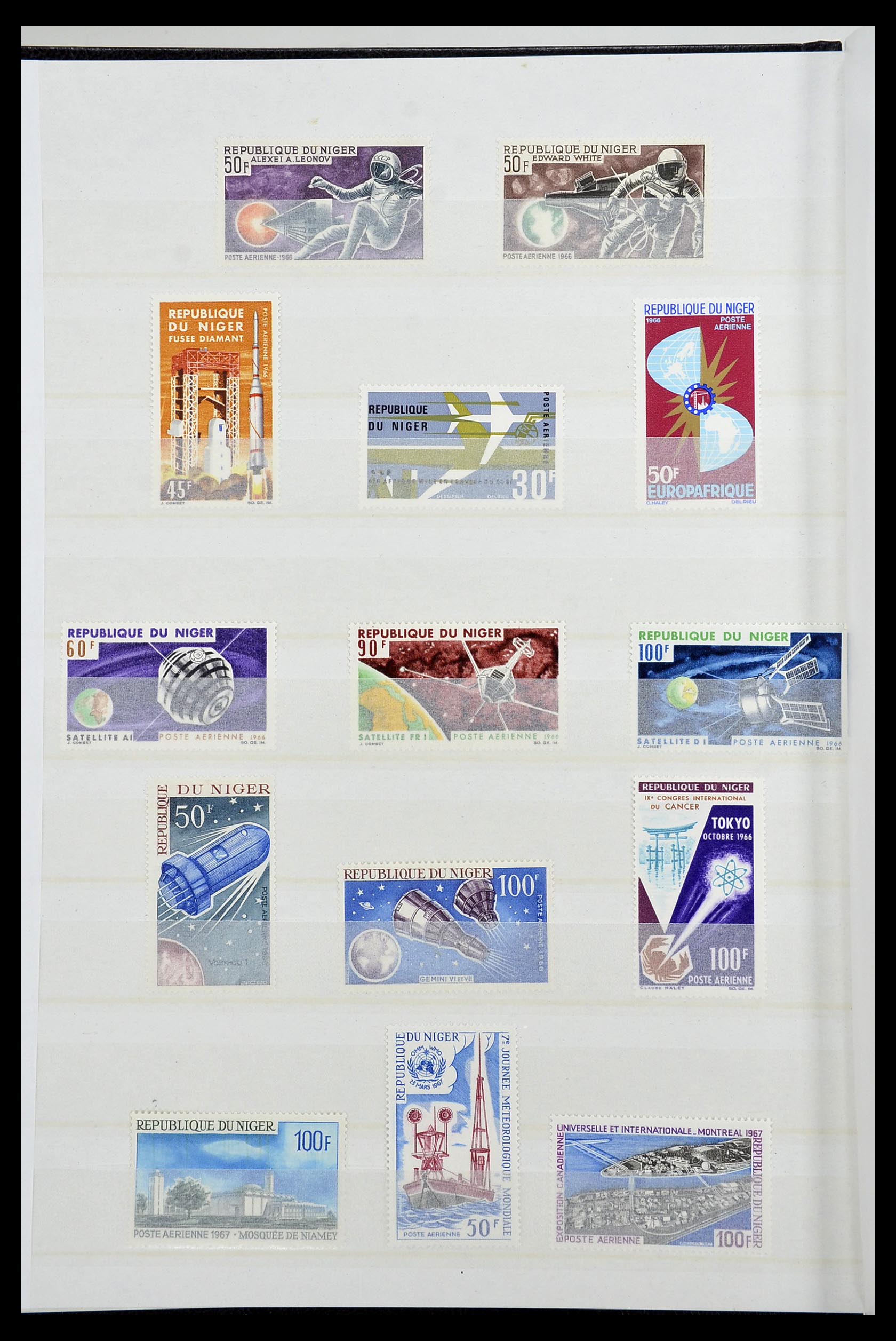 34190 0109 - Postzegelverzameling 34190 Franse koloniën in Afrika 1885-1998.