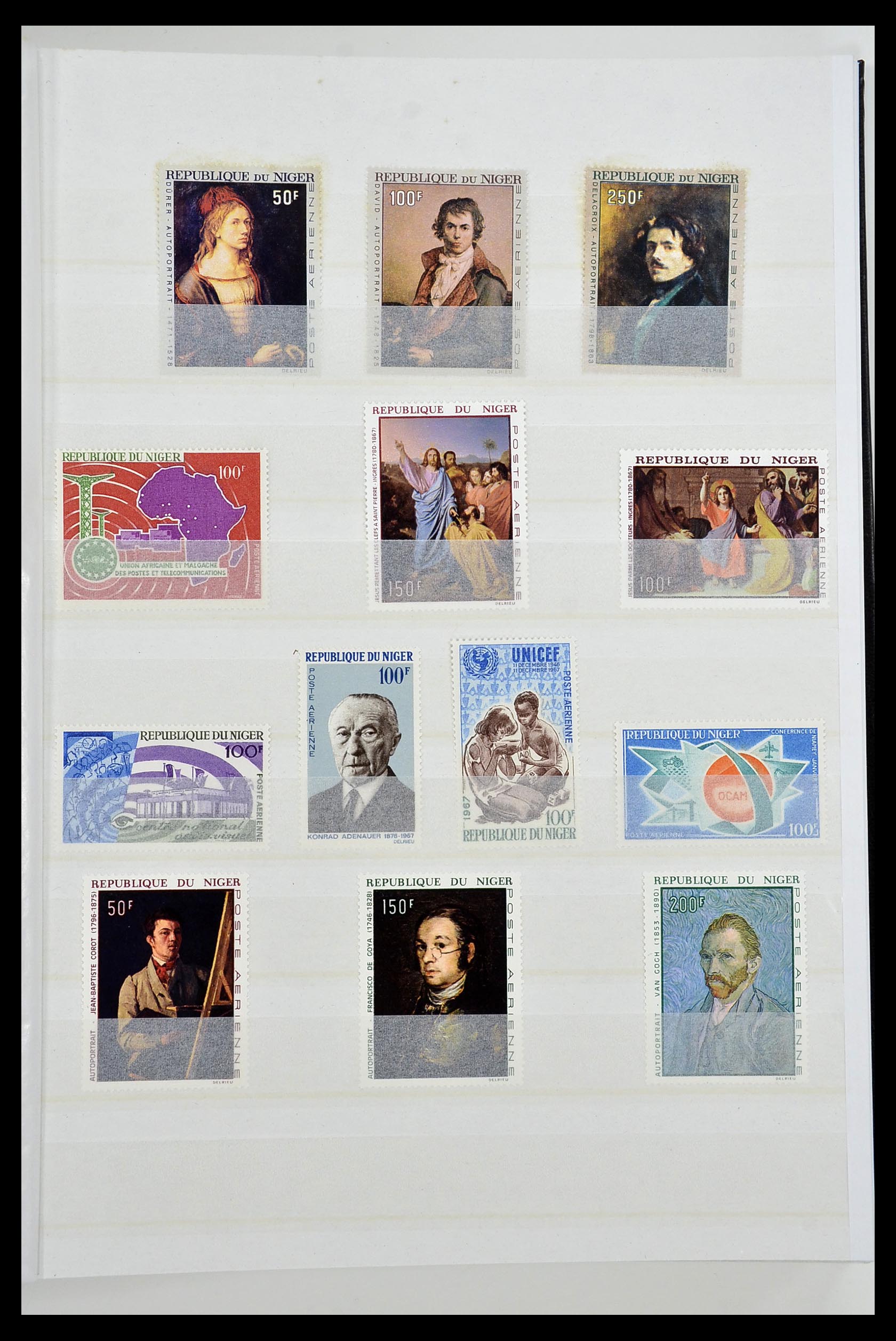 34190 0110 - Postzegelverzameling 34190 Franse koloniën in Afrika 1885-1998.