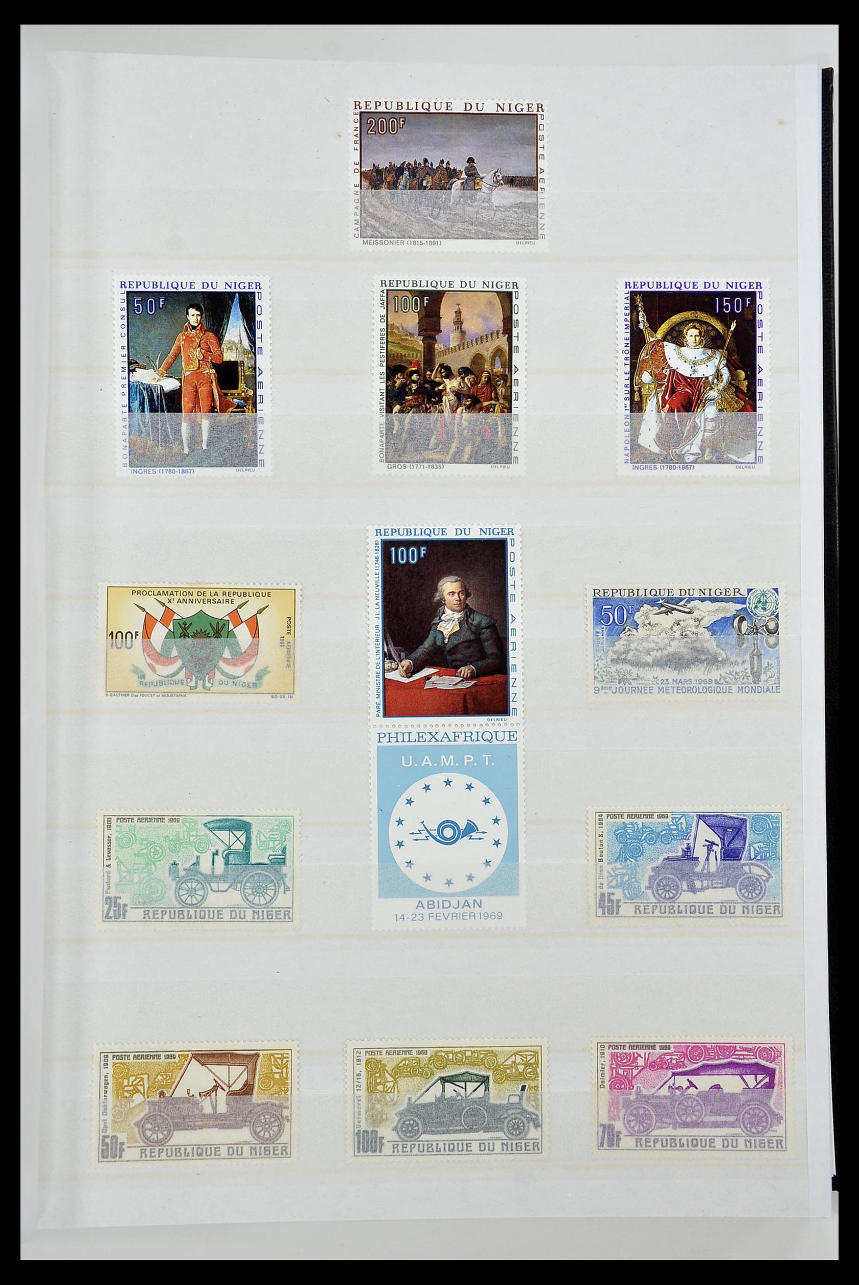 34190 0112 - Postzegelverzameling 34190 Franse koloniën in Afrika 1885-1998.